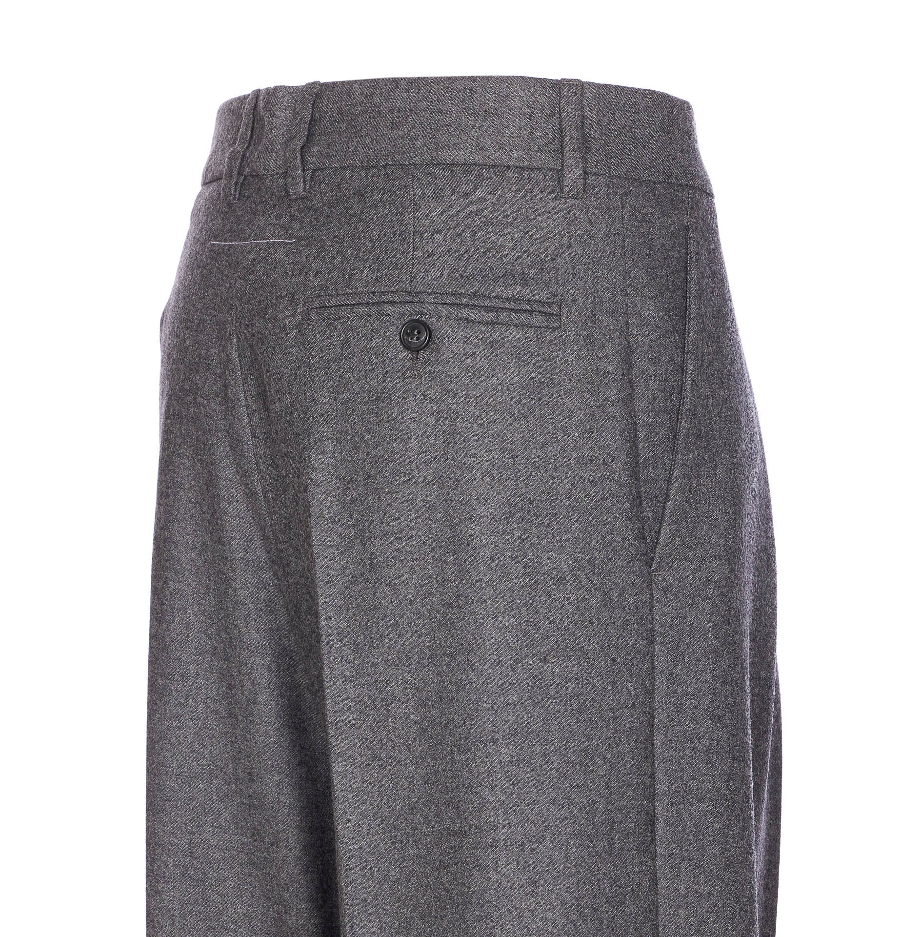 MM6 Maison Margiela Trousers Grey Virgin Wool