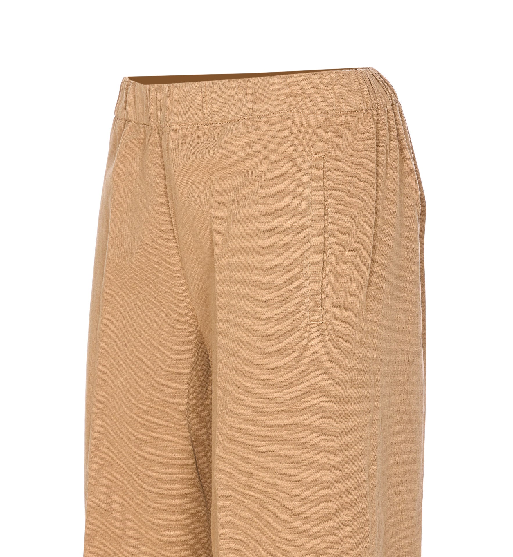 TRUE AVENUE Trousers Beige Cotton