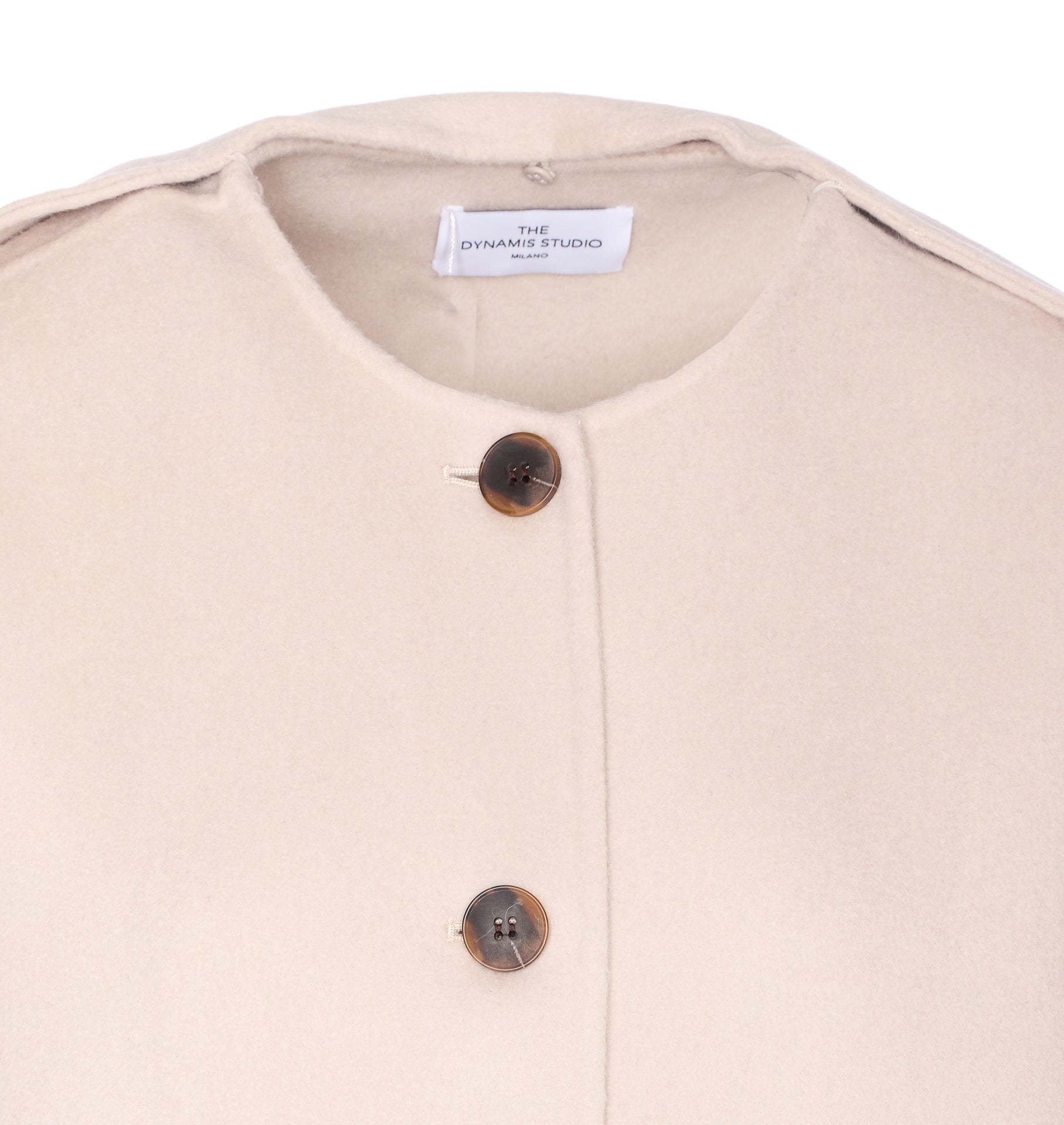 The Dynamis Studio Coats White Wool