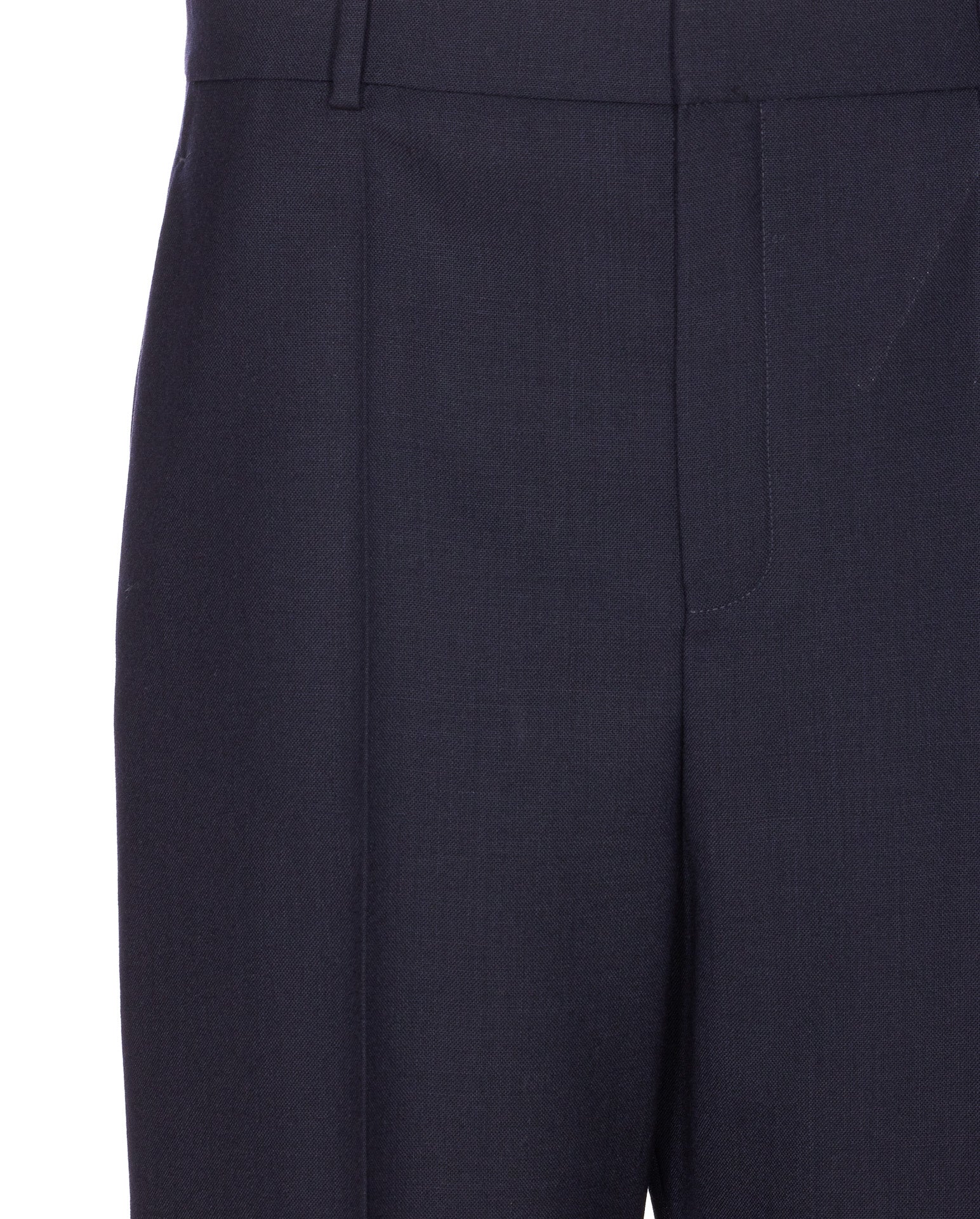 Saint Laurent Trousers Blue Wool
