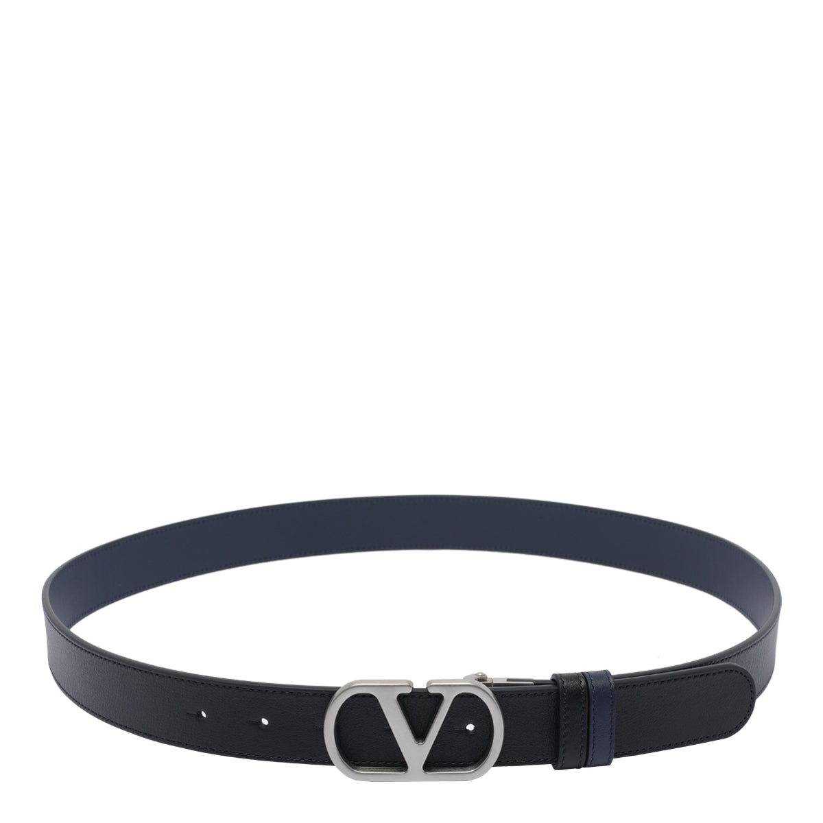 Valentino Garavani Belts Black Calf Leather