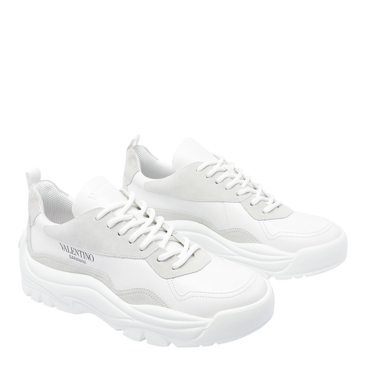 Valentino Garavani Sneakers White Calf Leather/rubber Sole