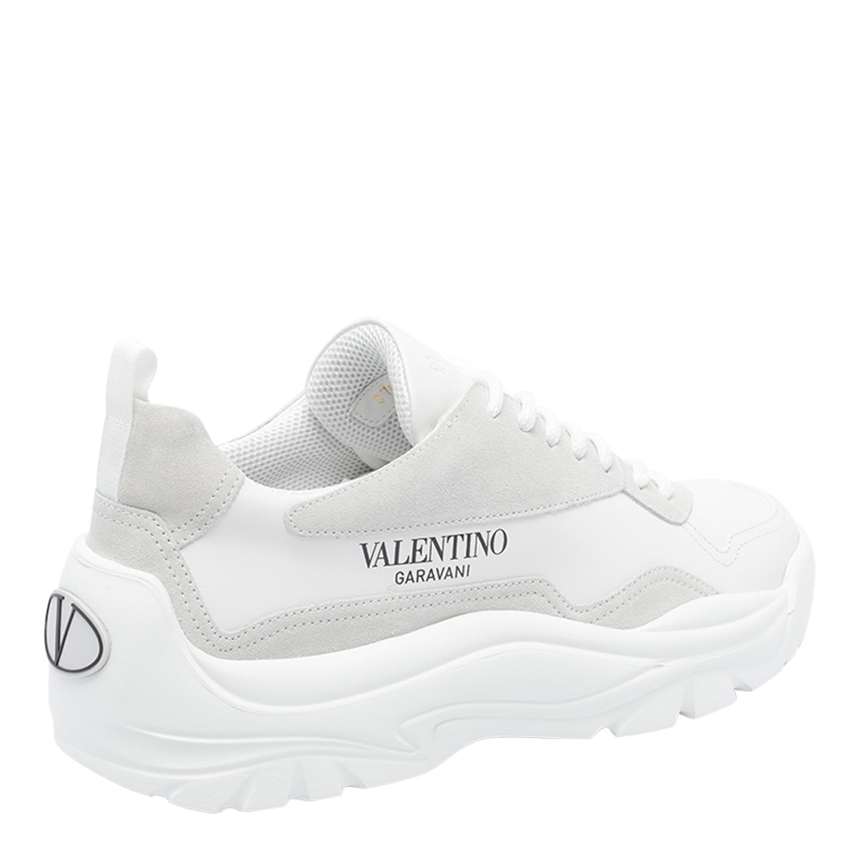 Valentino Garavani Sneakers White Calf Leather/rubber Sole
