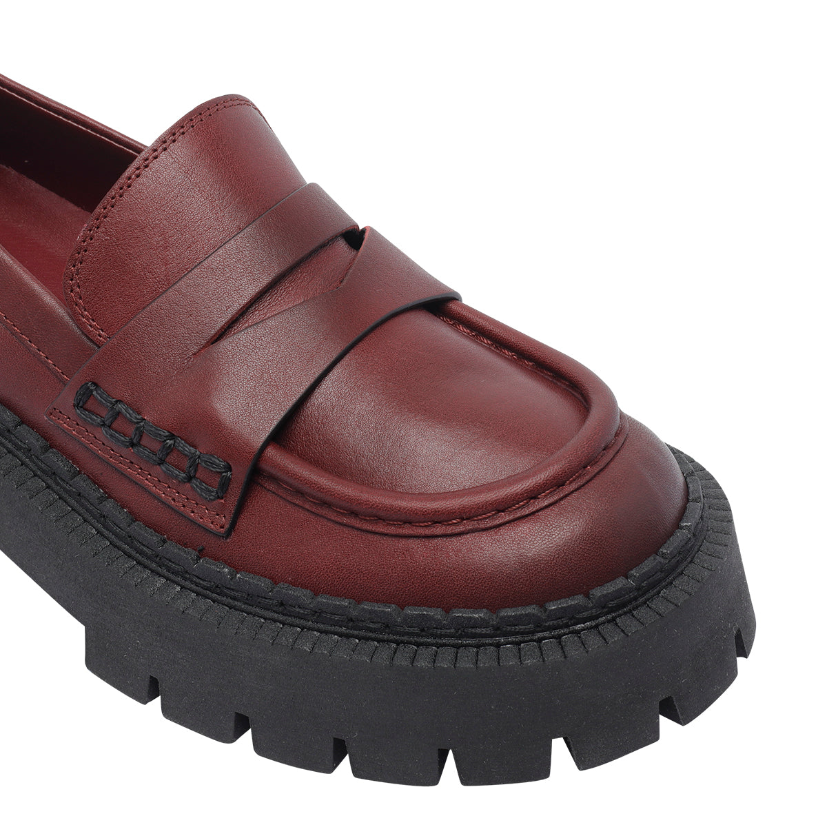 Vic Matie Flat Shoes Red Calf Leather/rubber Sole