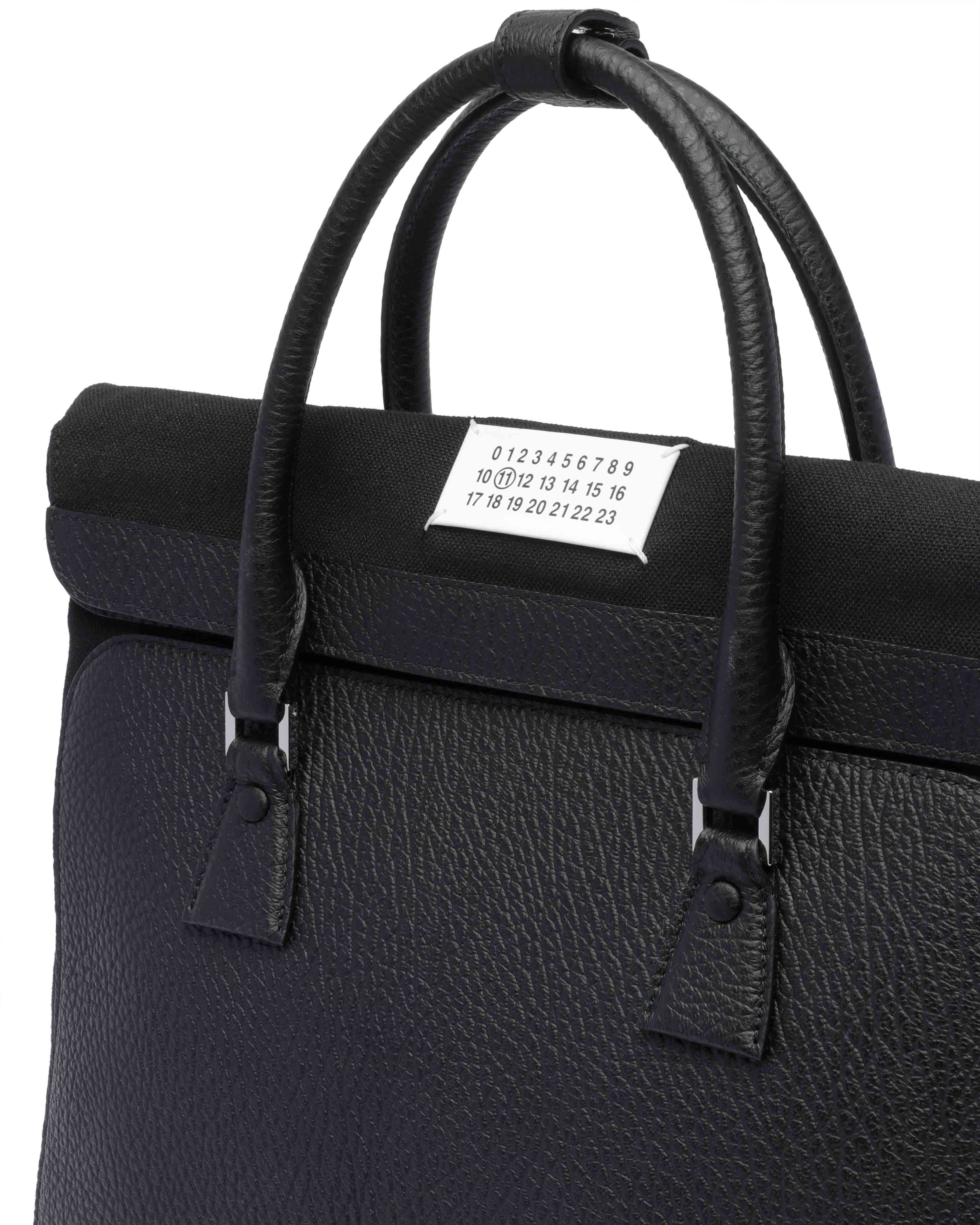 Maison Margiela Bags Black Fabric Calf Leather