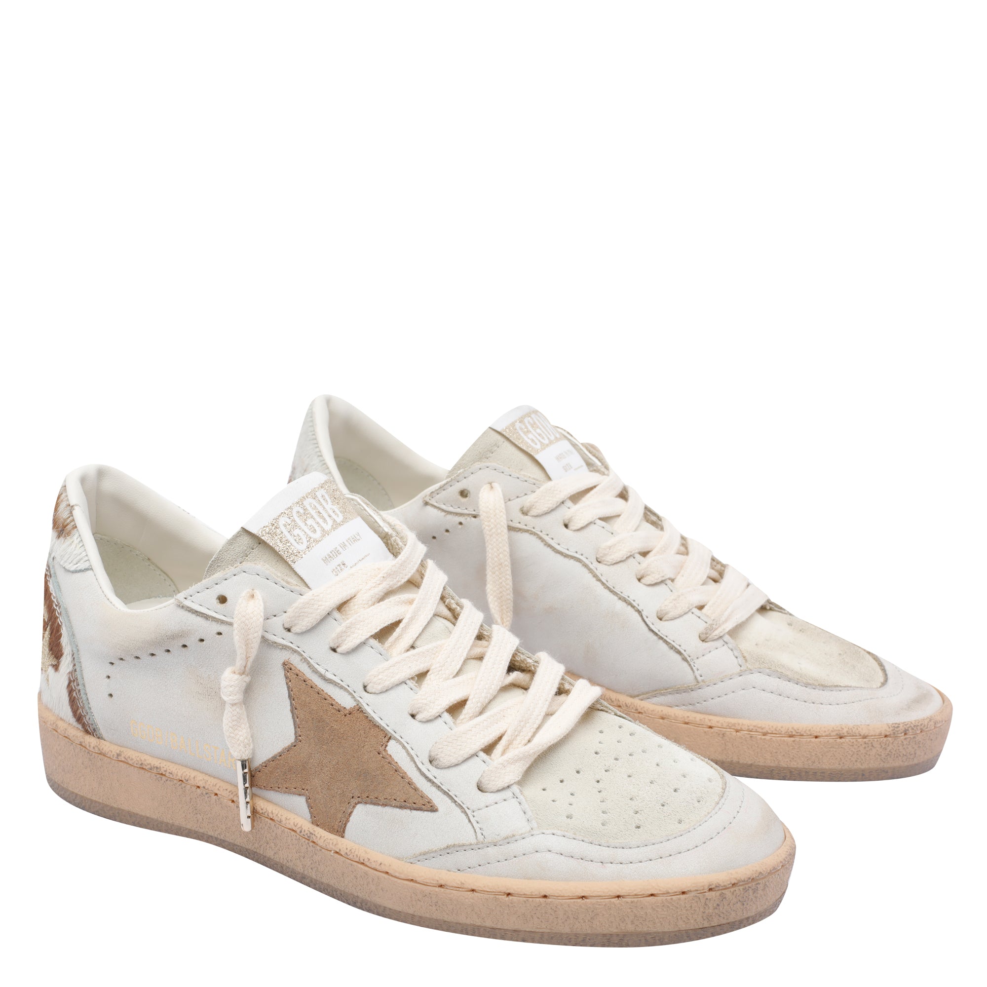 Golden Goose Sneakers White Calf Leather