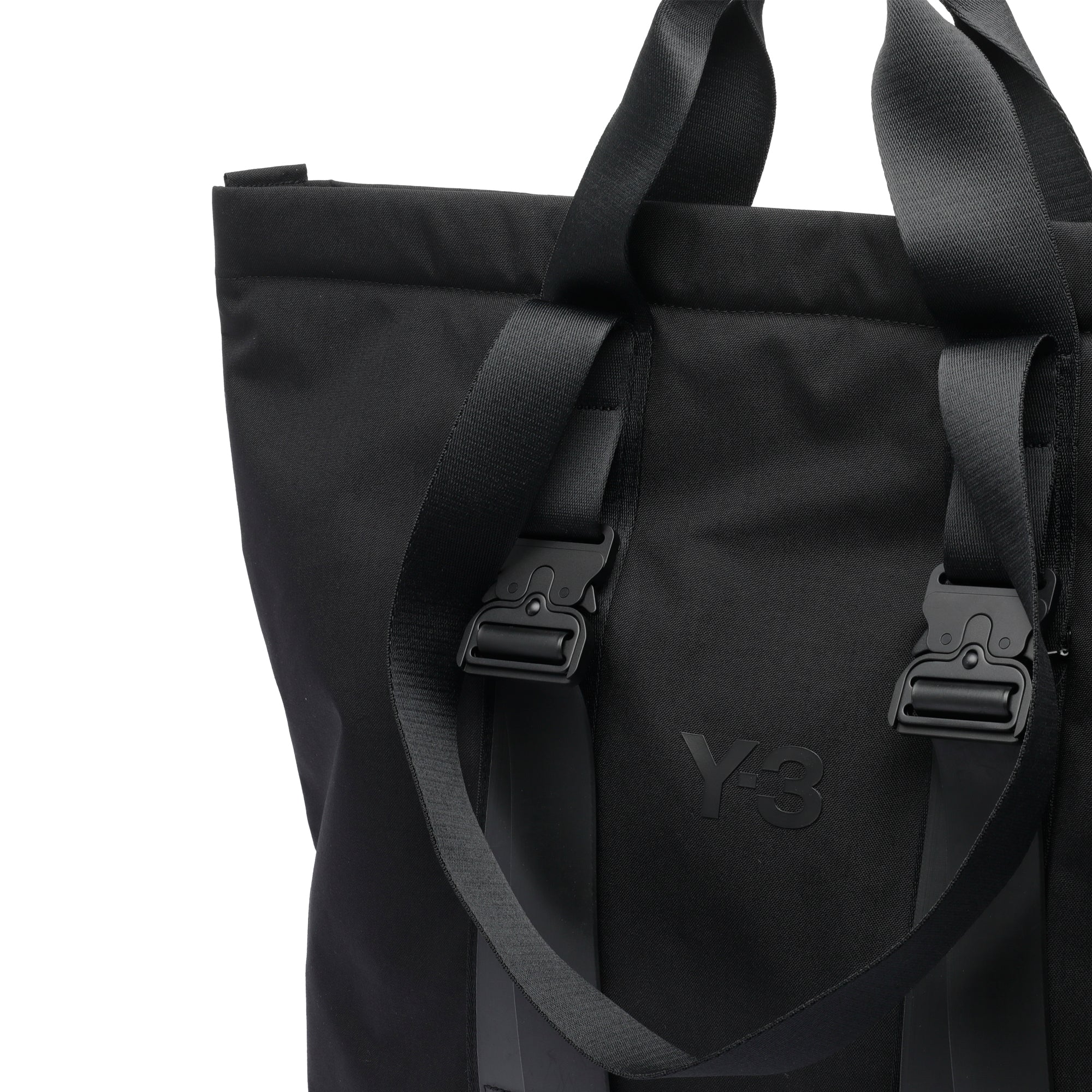 Y-3 Bags Black Polyurethane