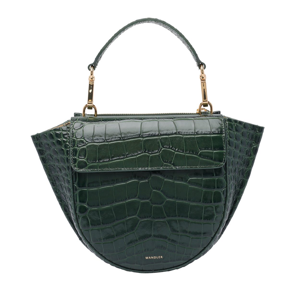 Wandler Bags Green Calf Leather