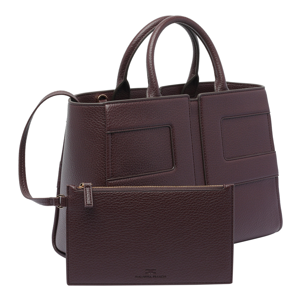 Elisabetta Franchi Bags Purple Polyester Polyurethane