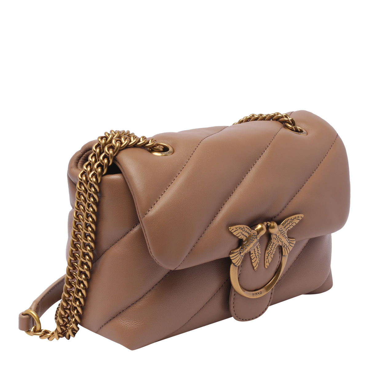 Pinko Bags Brown Sheep Leather
