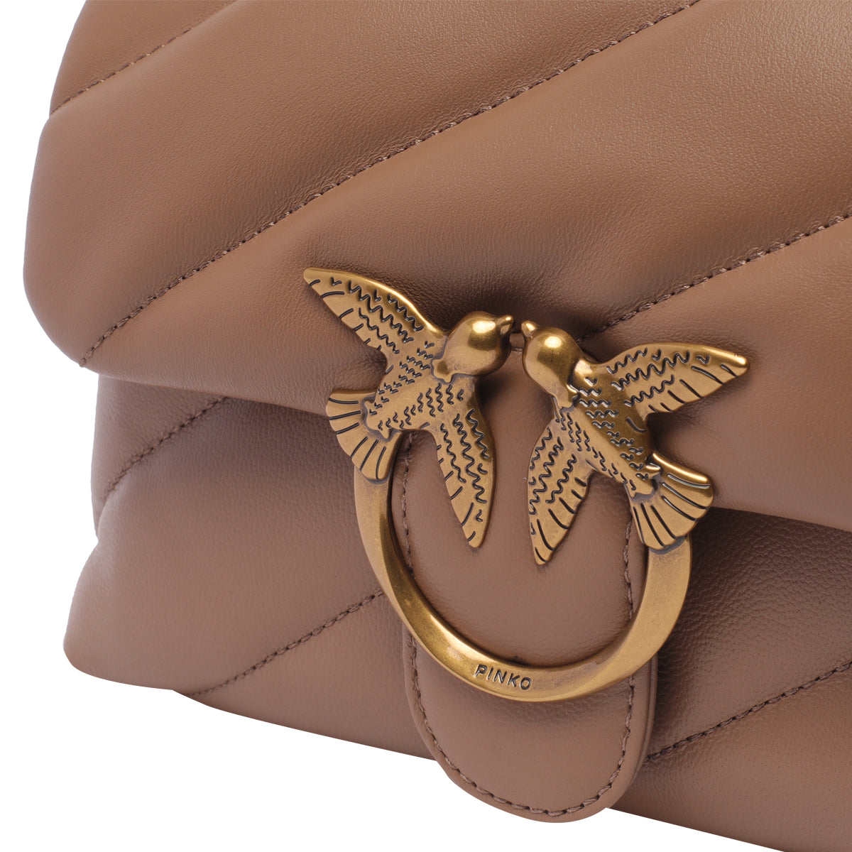 Pinko Bags Brown Sheep Leather