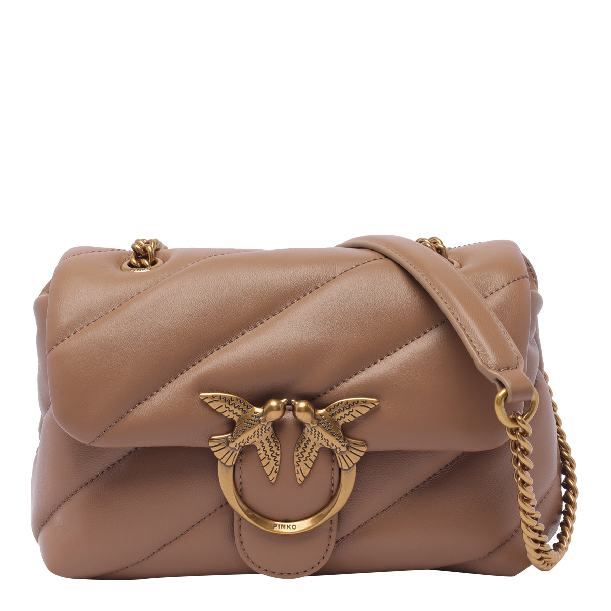 Pinko Bags Brown Sheep Leather