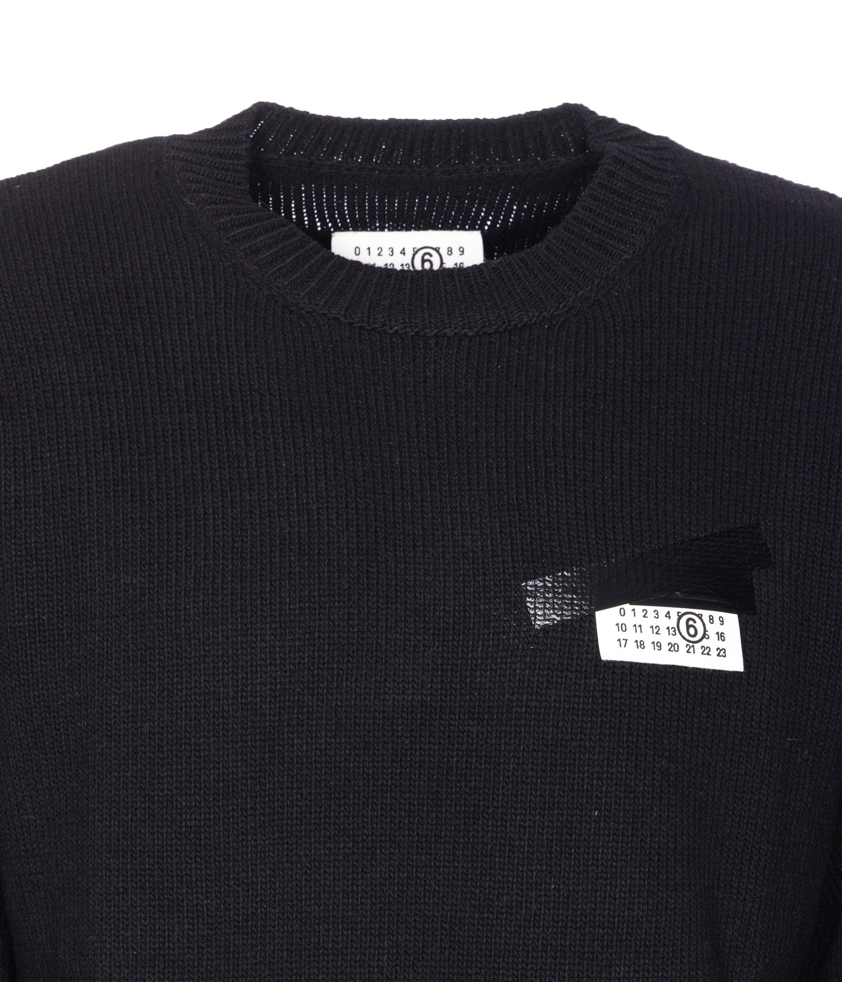 Mm6 Maison Margiela Sweaters Black Wool
