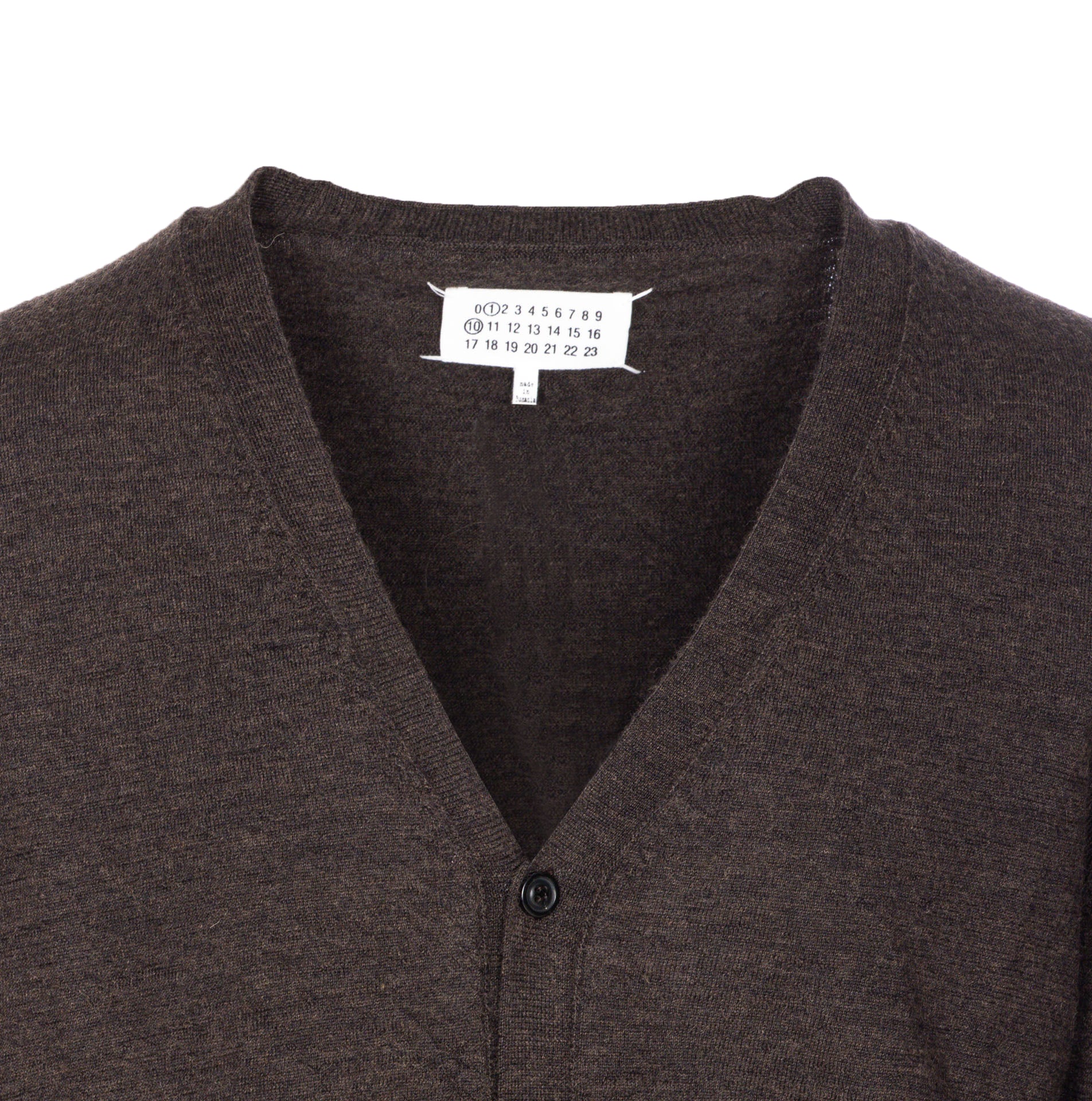 Maison Margiela Sweaters Brown Wool