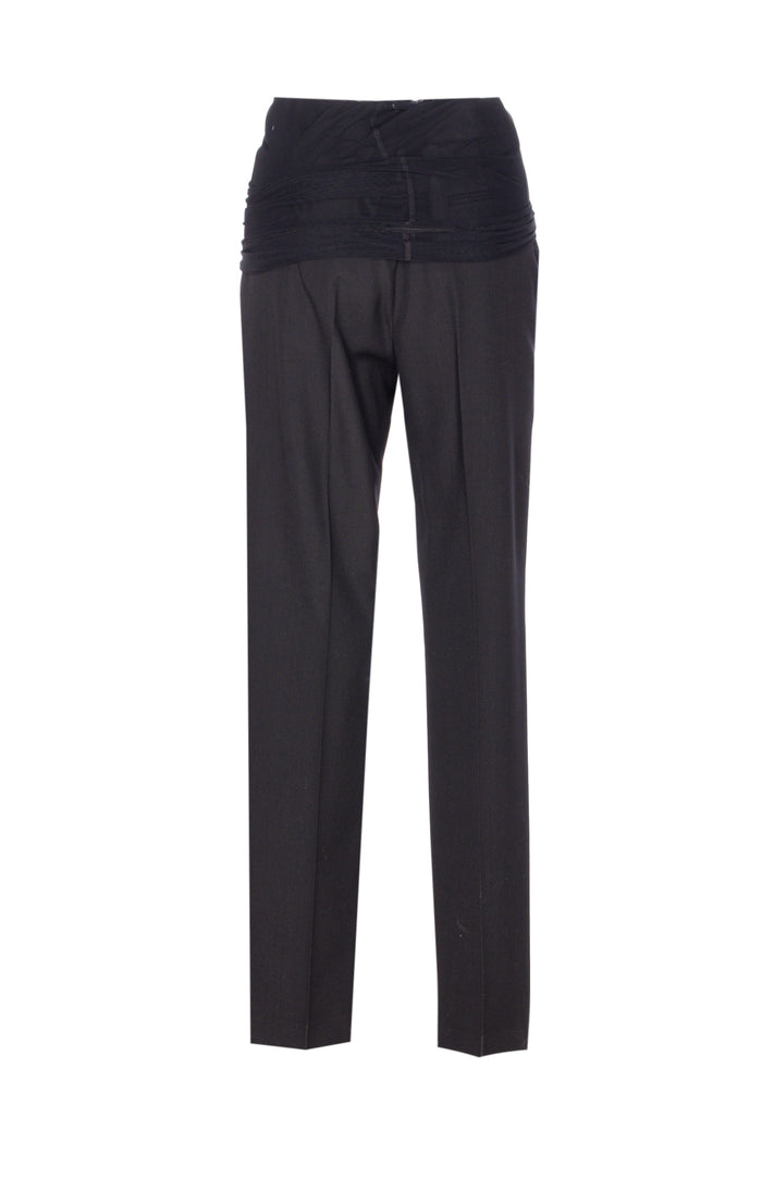 MM6 Maison Margiela Trousers Black Polyester
