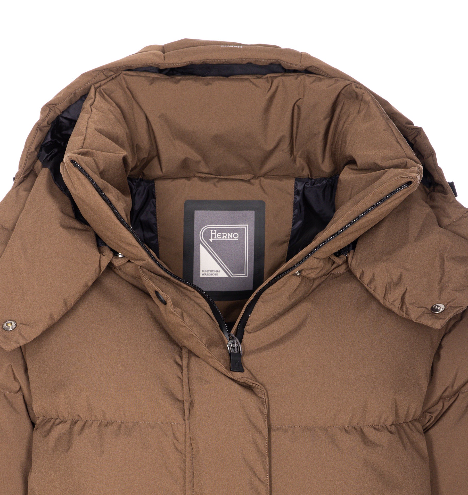Herno Coats Brown Polyester