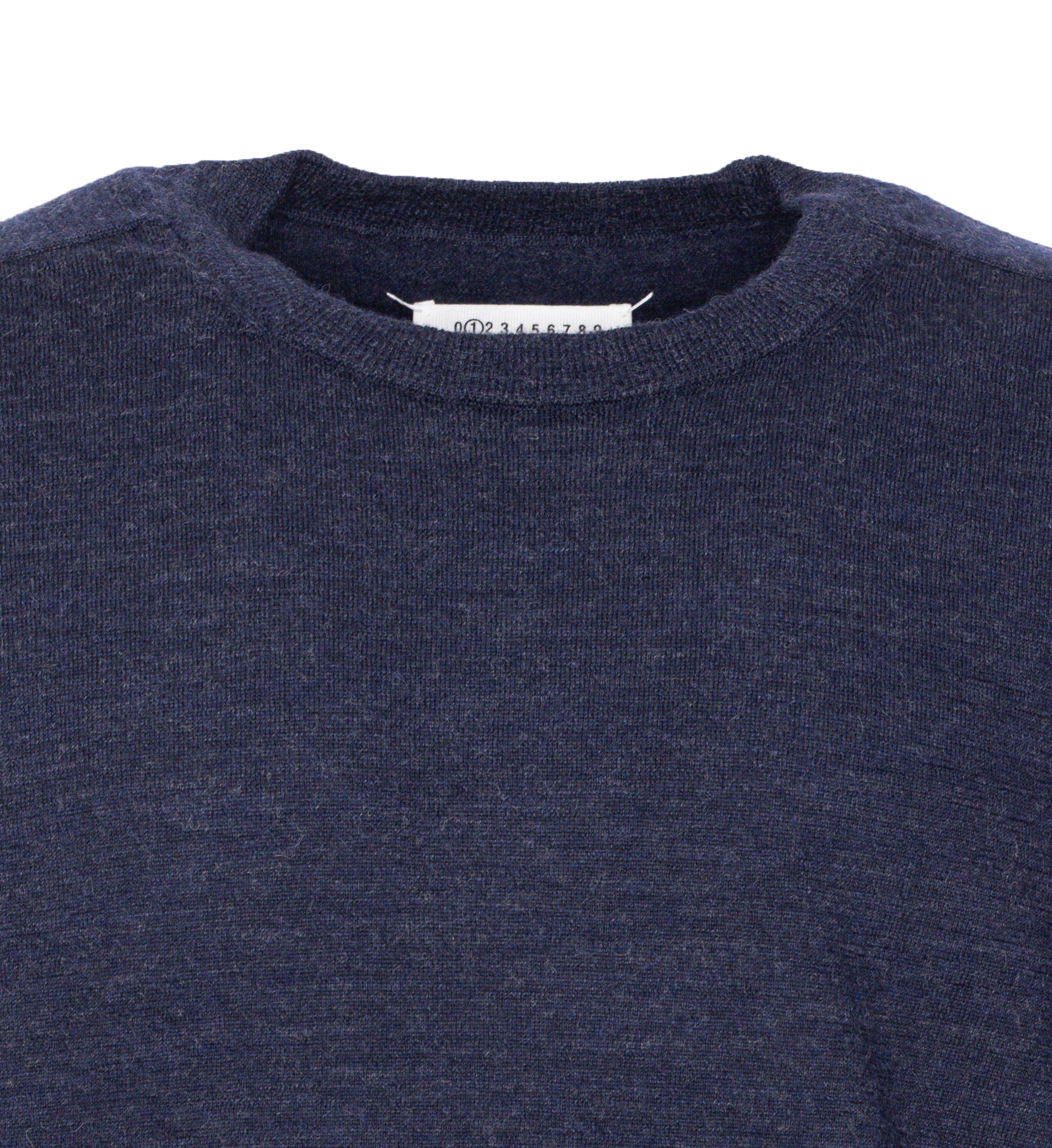 Maison Margiela Sweaters Blue Wool
