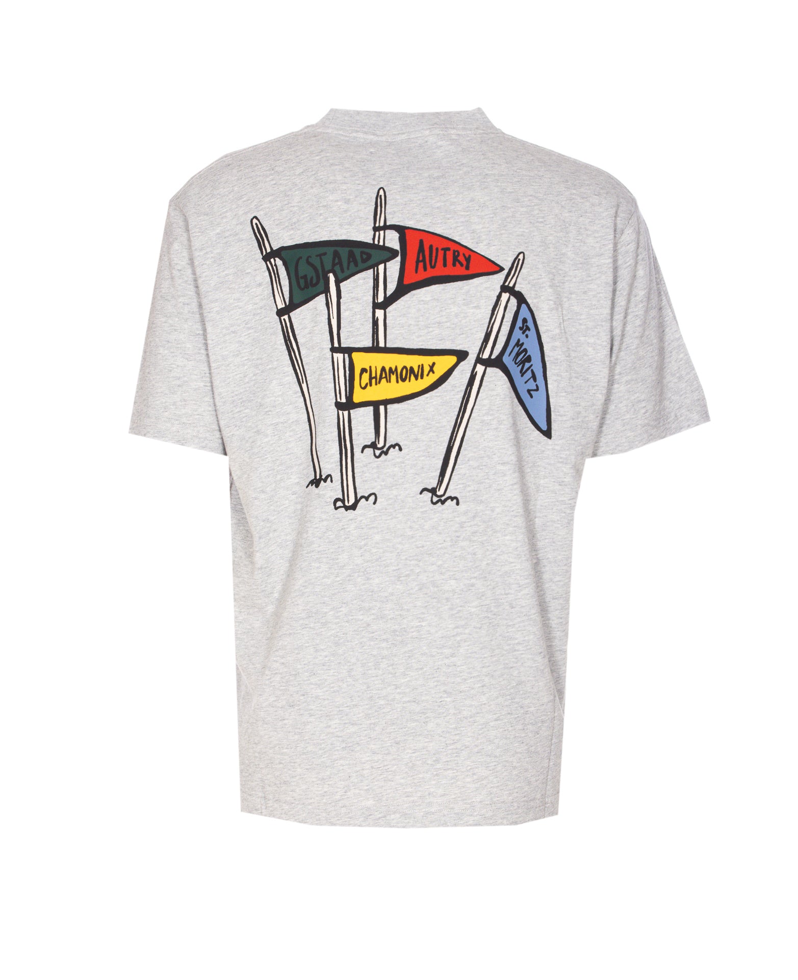 AUTRY T-shirts and Polos Grey Cotton