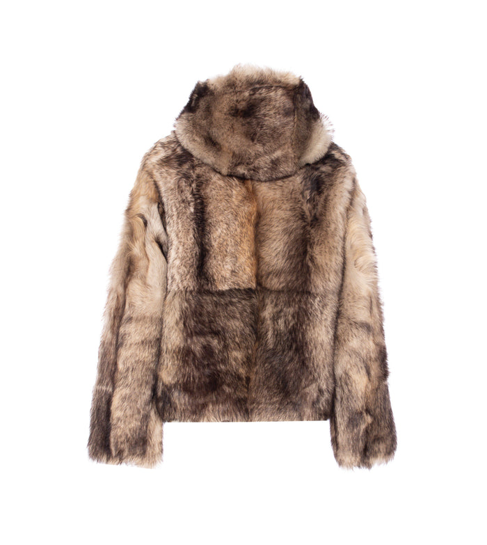 Yves Salomon Jackets Beige Lamb Leather