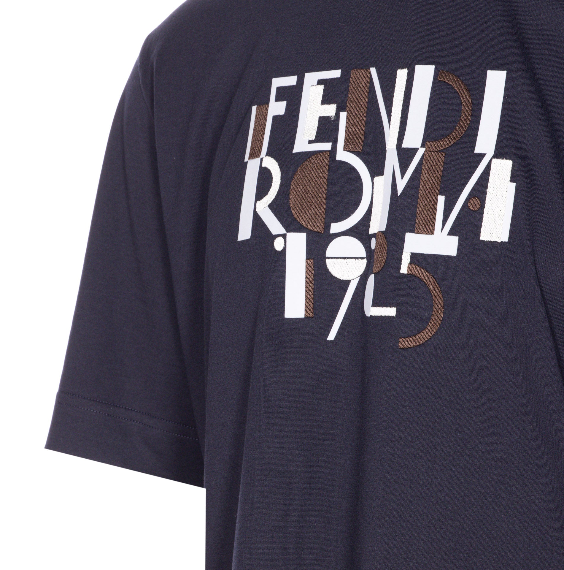 Fendi T-shirts and Polos Blue Cotton