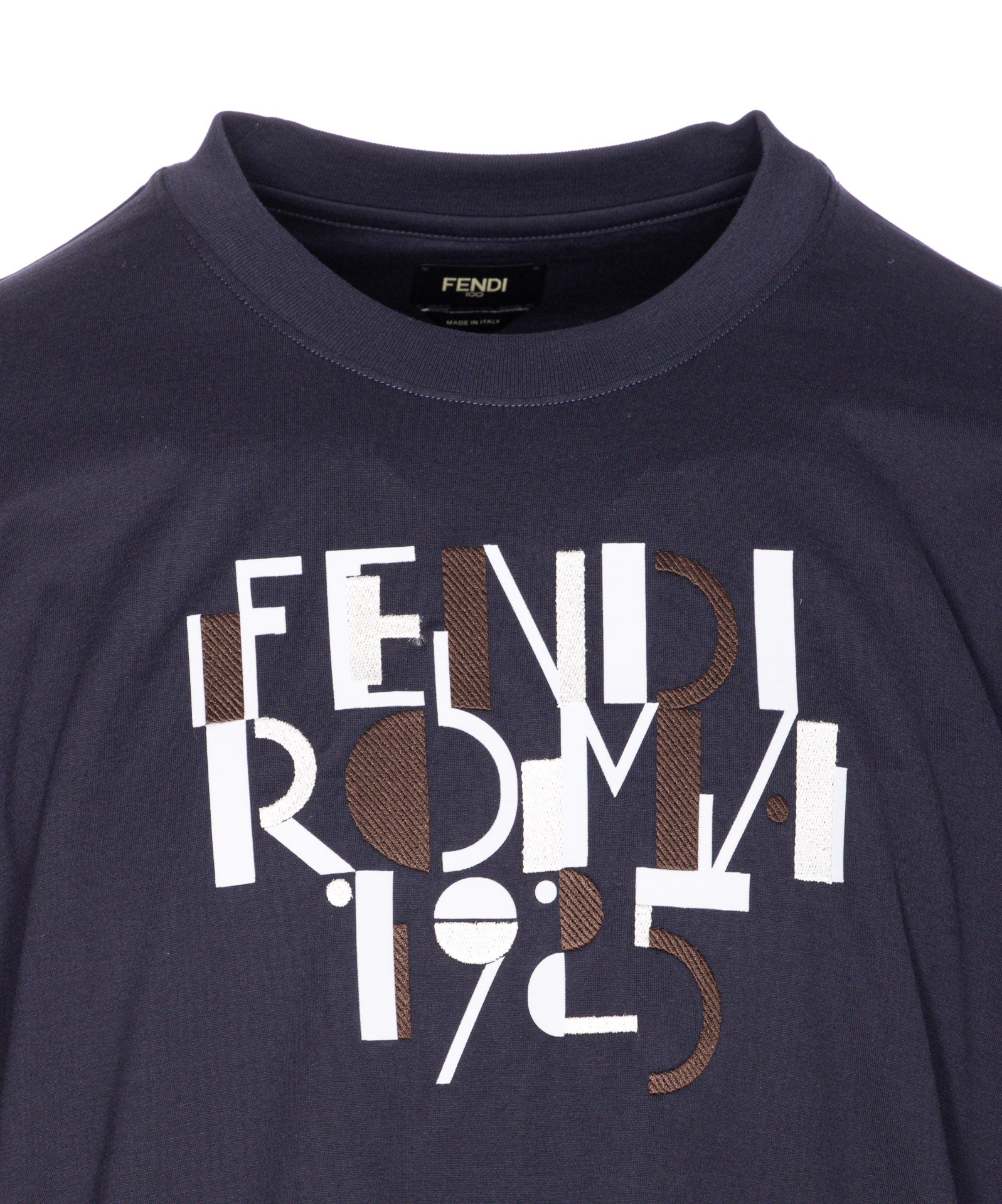 Fendi T-shirts and Polos Blue Cotton