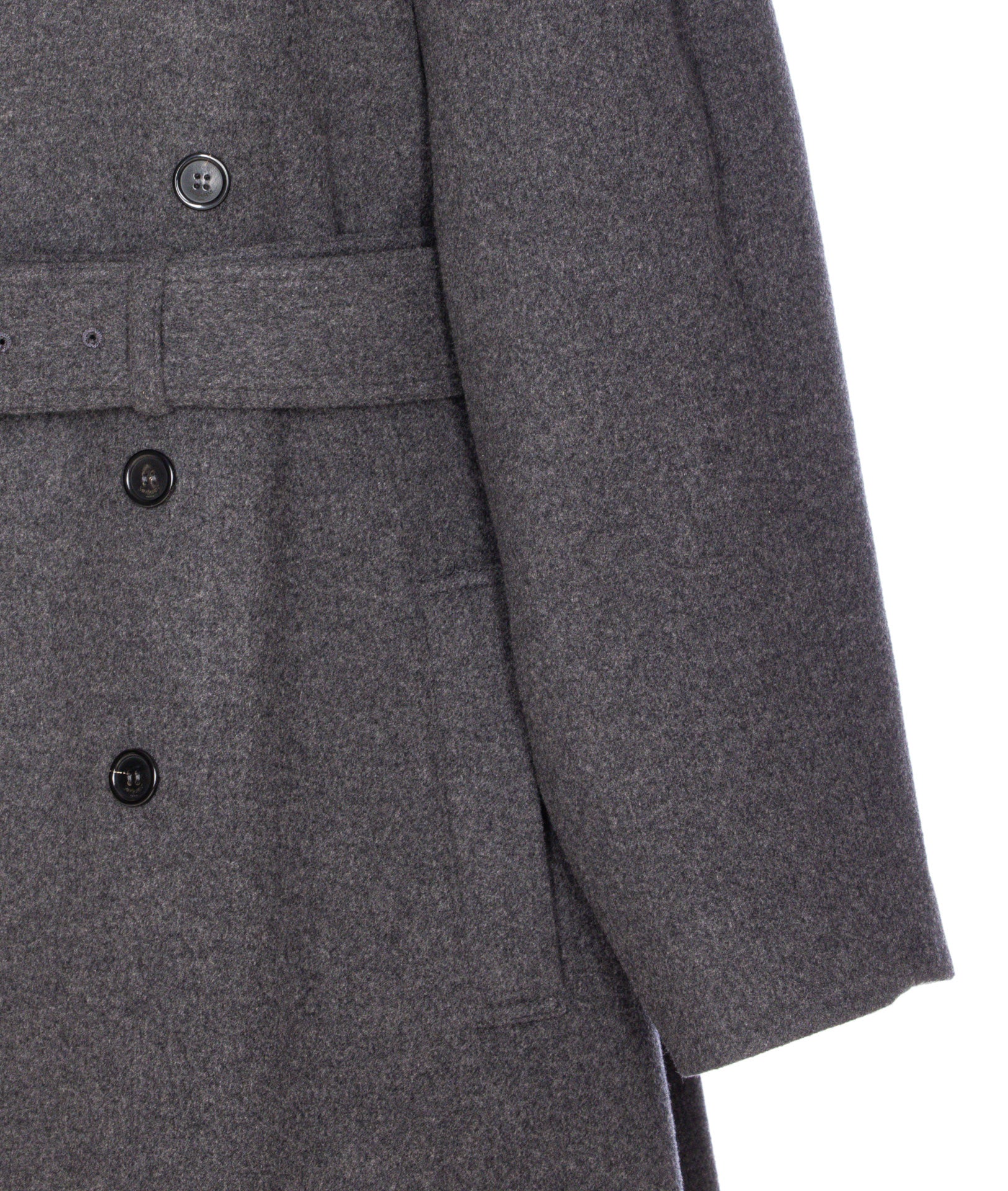 Saint Laurent Coats Grey Cashmere