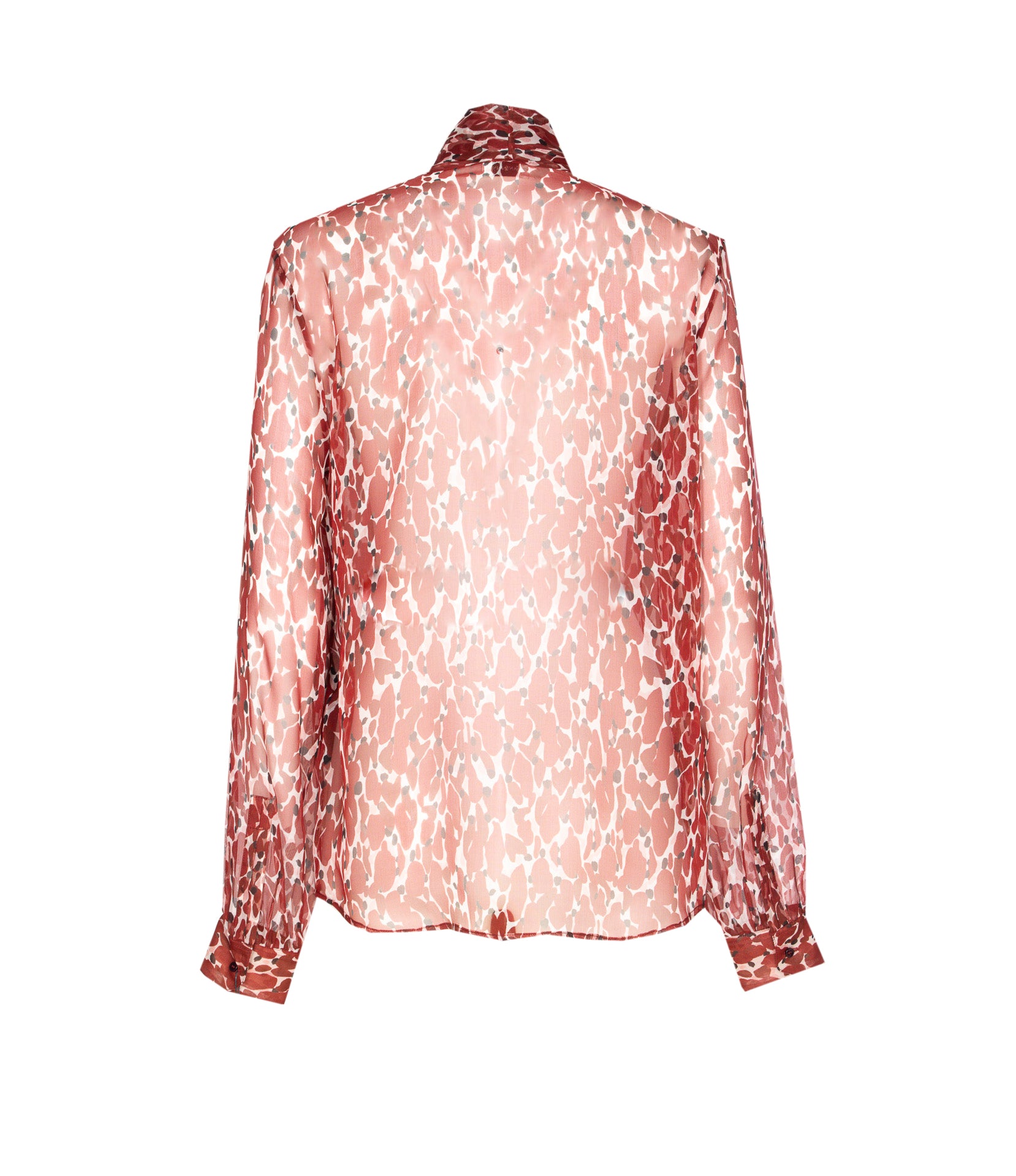 Saint Laurent Shirts Pink Silk