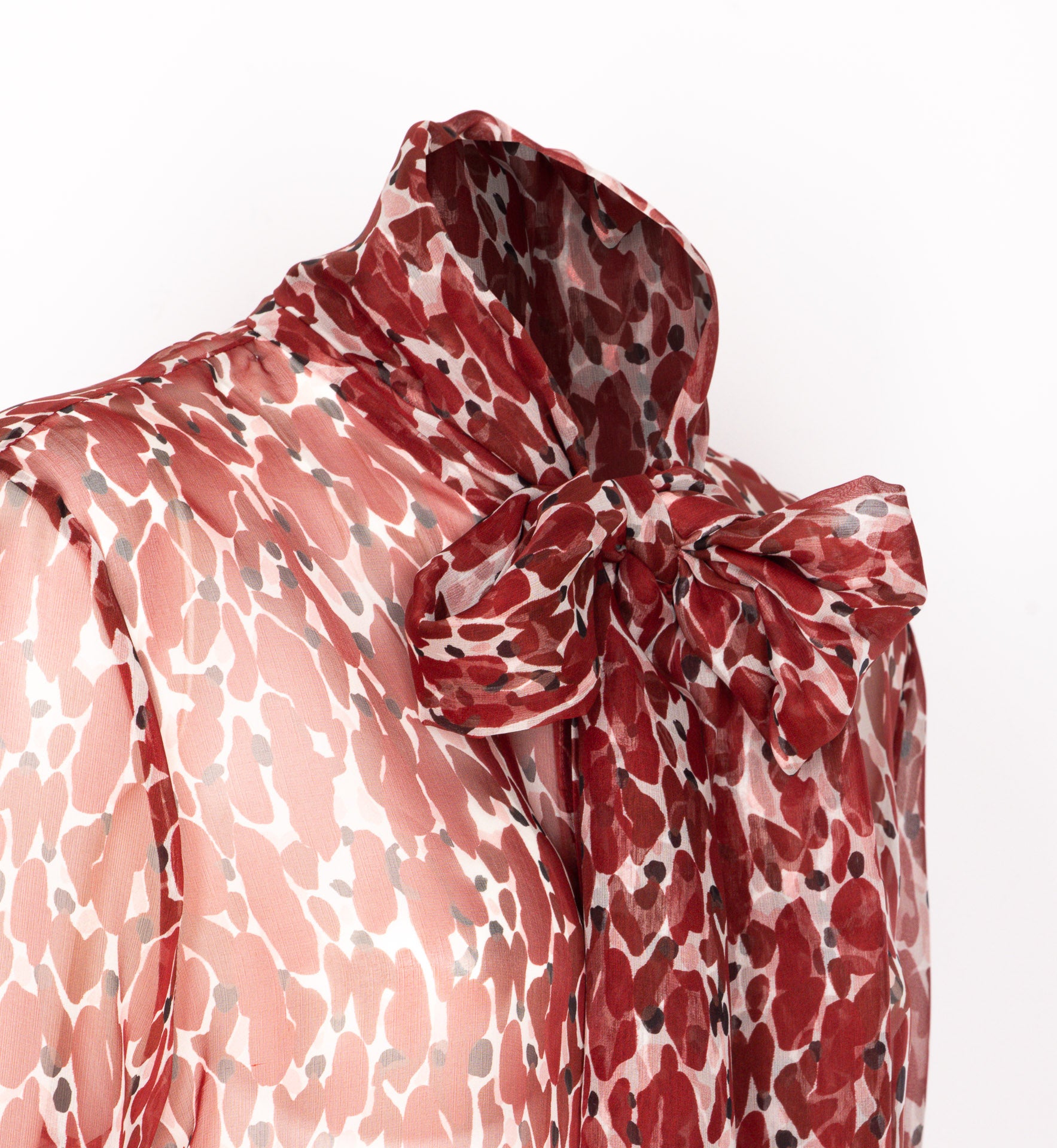 Saint Laurent Shirts Pink Silk
