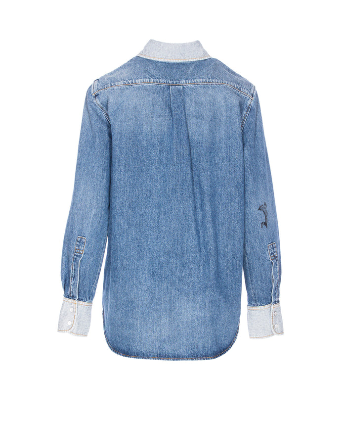 Marni Shirts Blue Cotton
