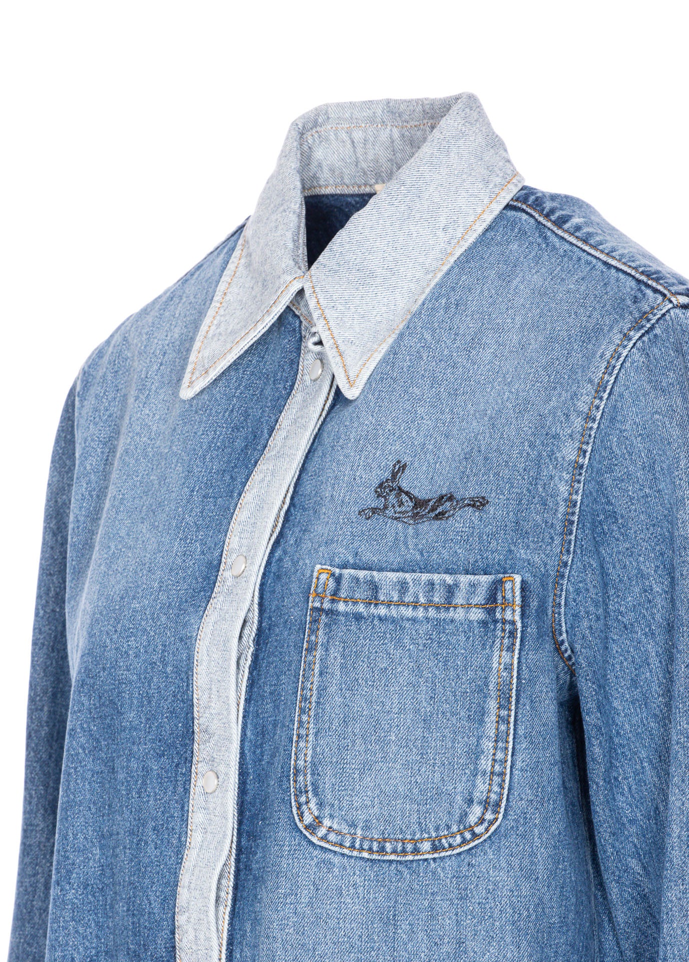 Marni Shirts Blue Cotton