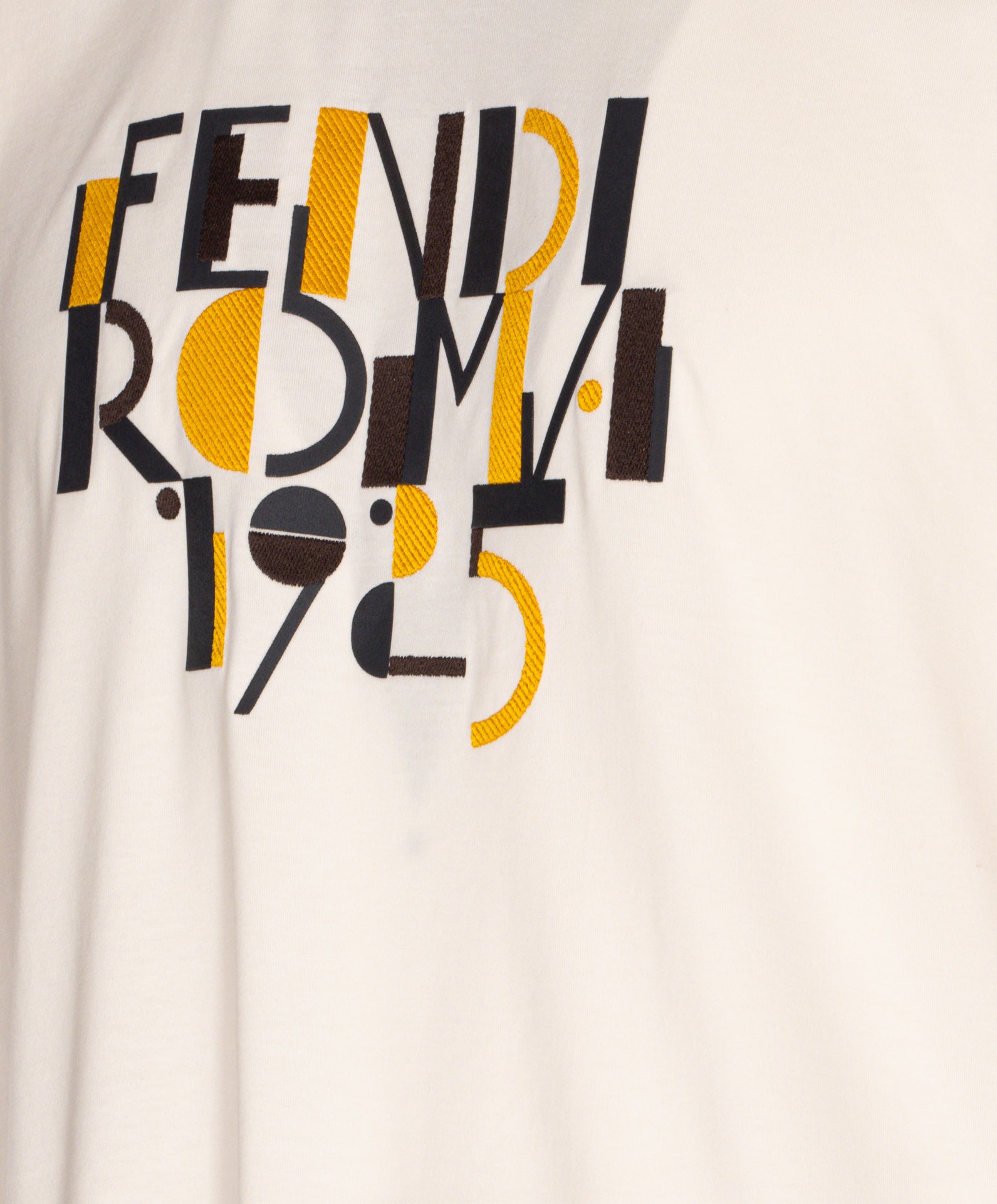 Fendi T-shirts and Polos White Cotton