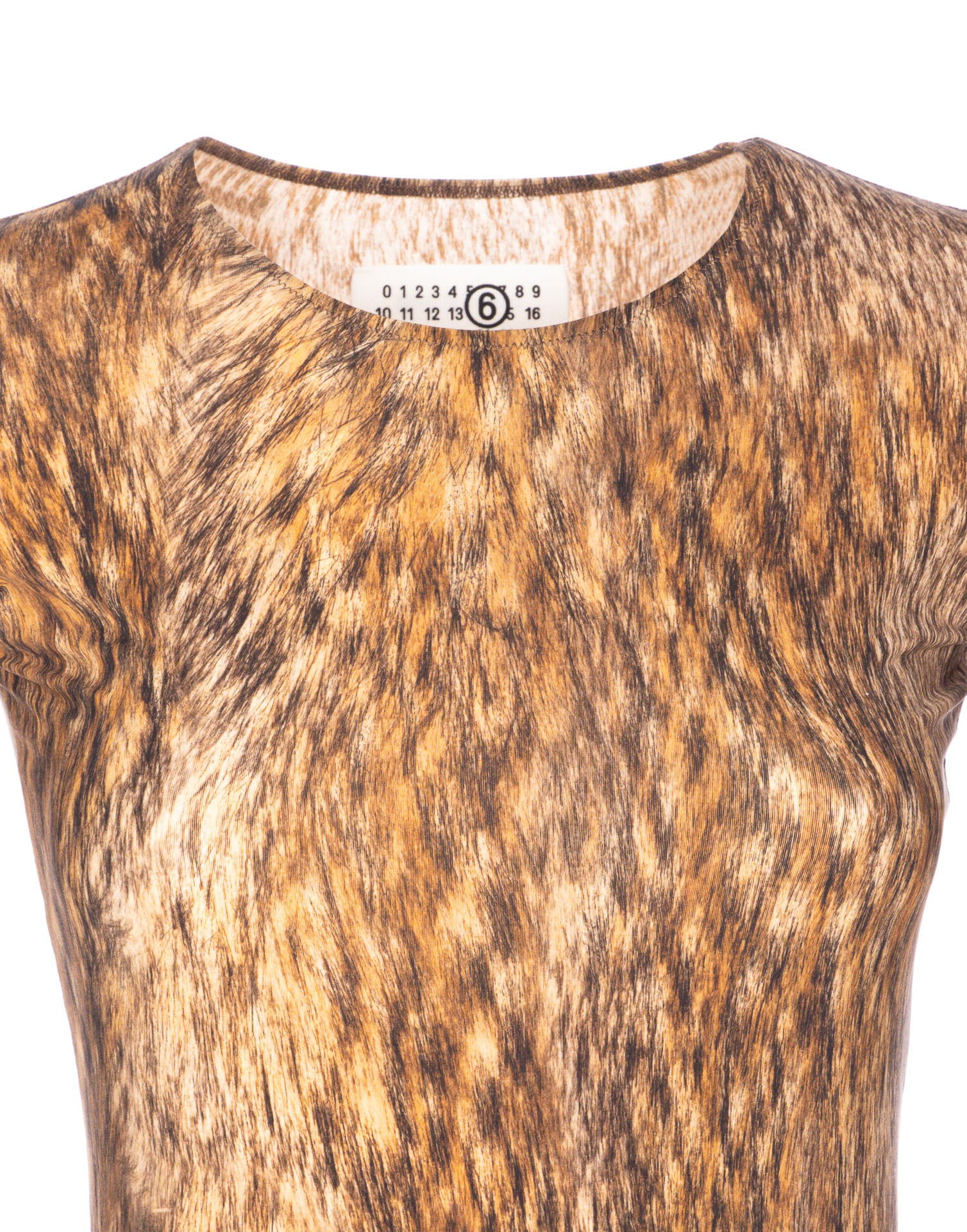 MM6 Maison Margiela Top Brown Polyamide