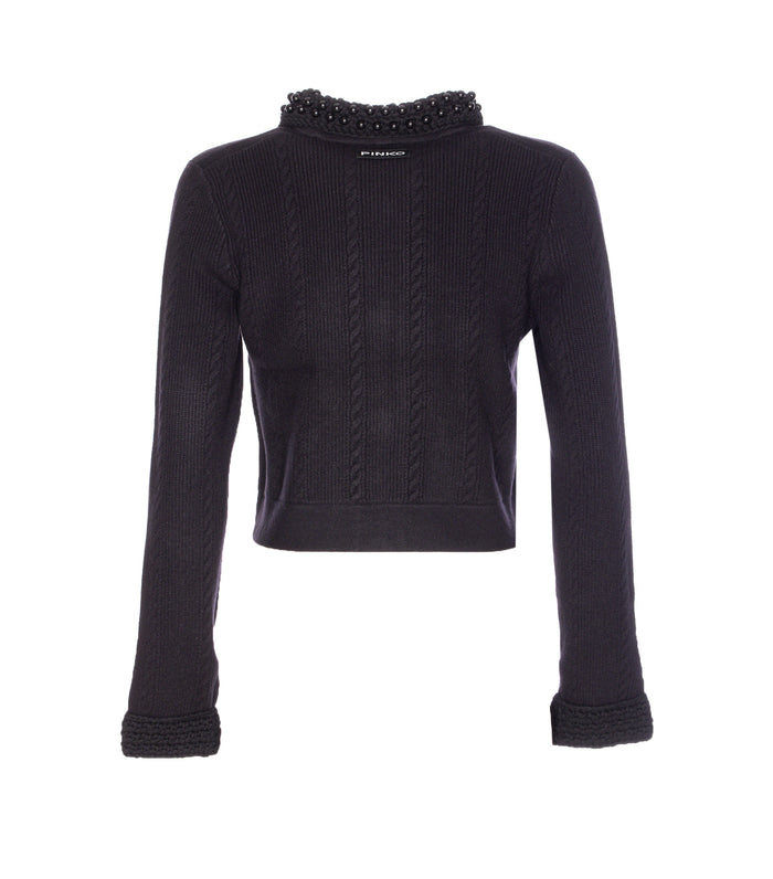 Pinko Jackets Black Acrylic