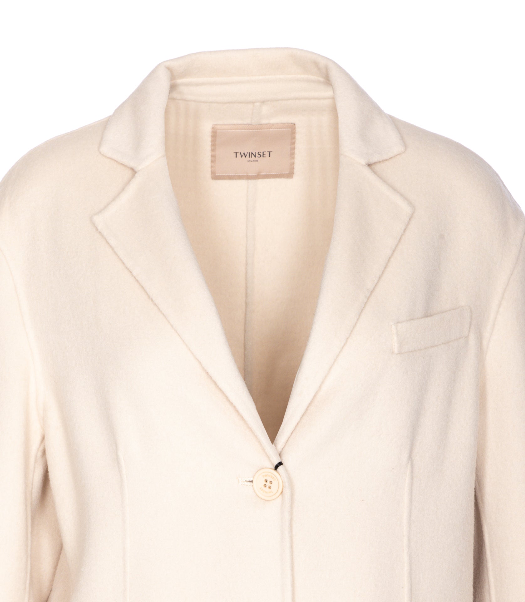Twin-Set Coats White Polyester