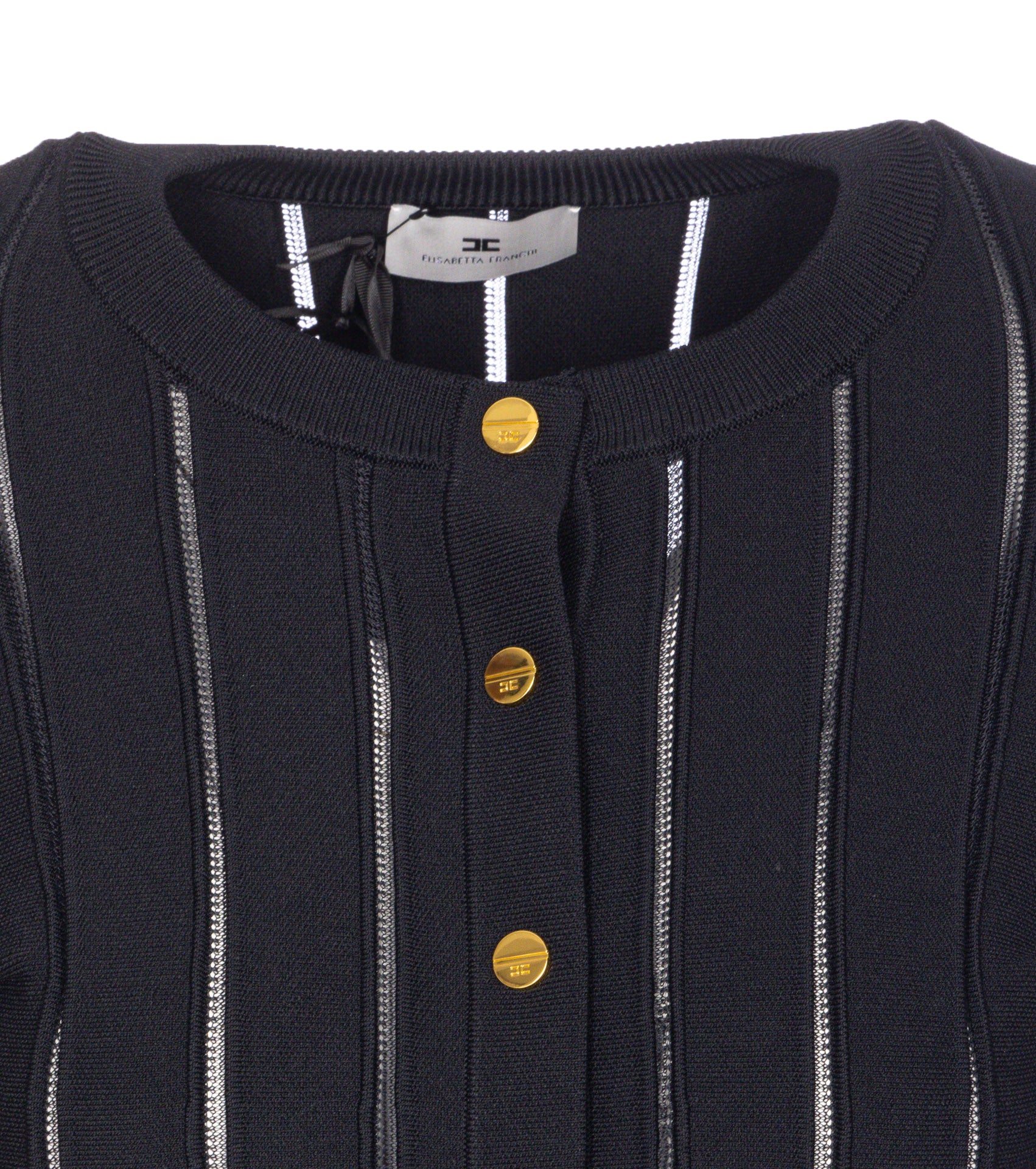 Elisabetta Franchi Sweaters Black Viscose