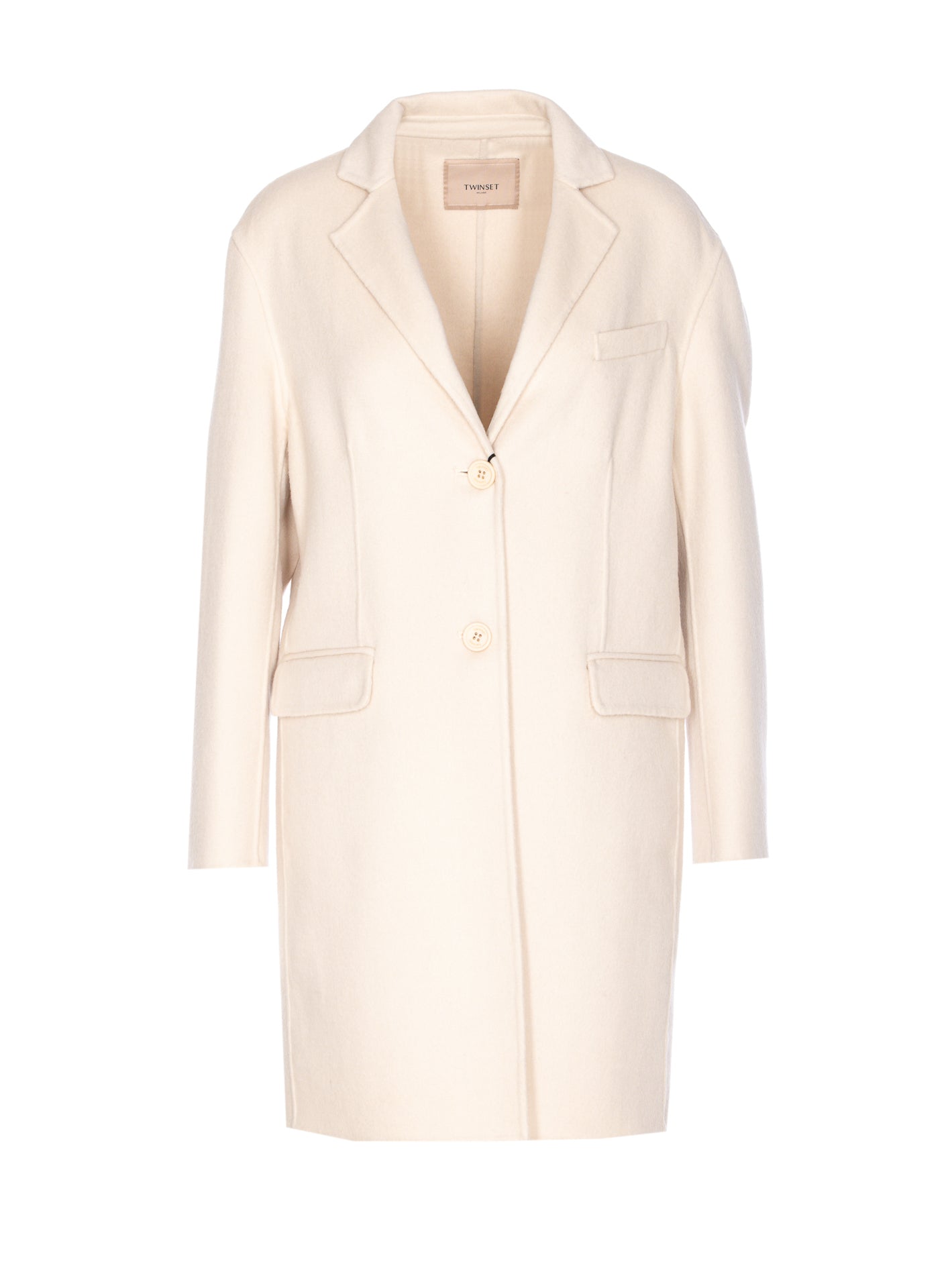 Twin-Set Coats White Polyester
