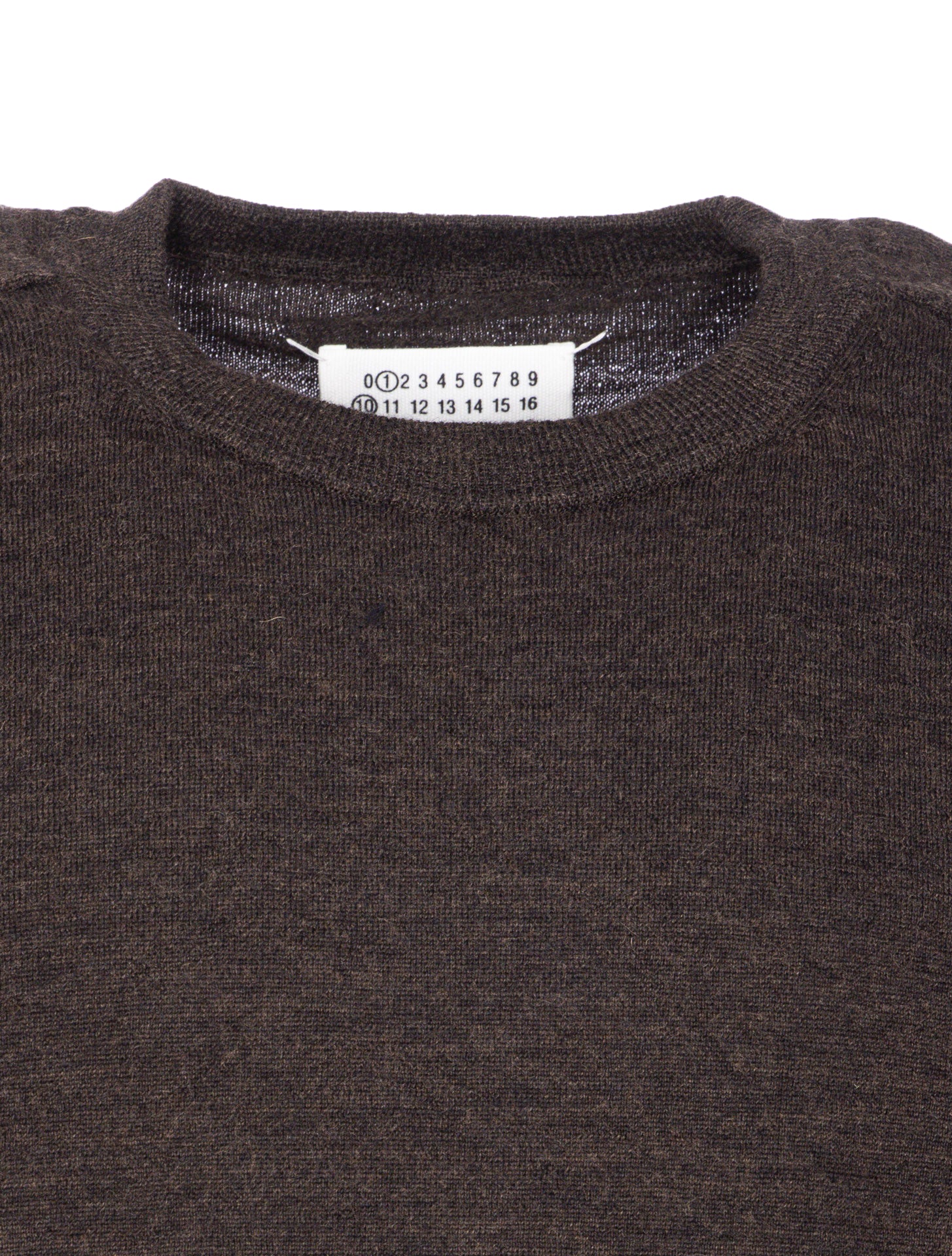 Maison Margiela Sweaters Brown Wool