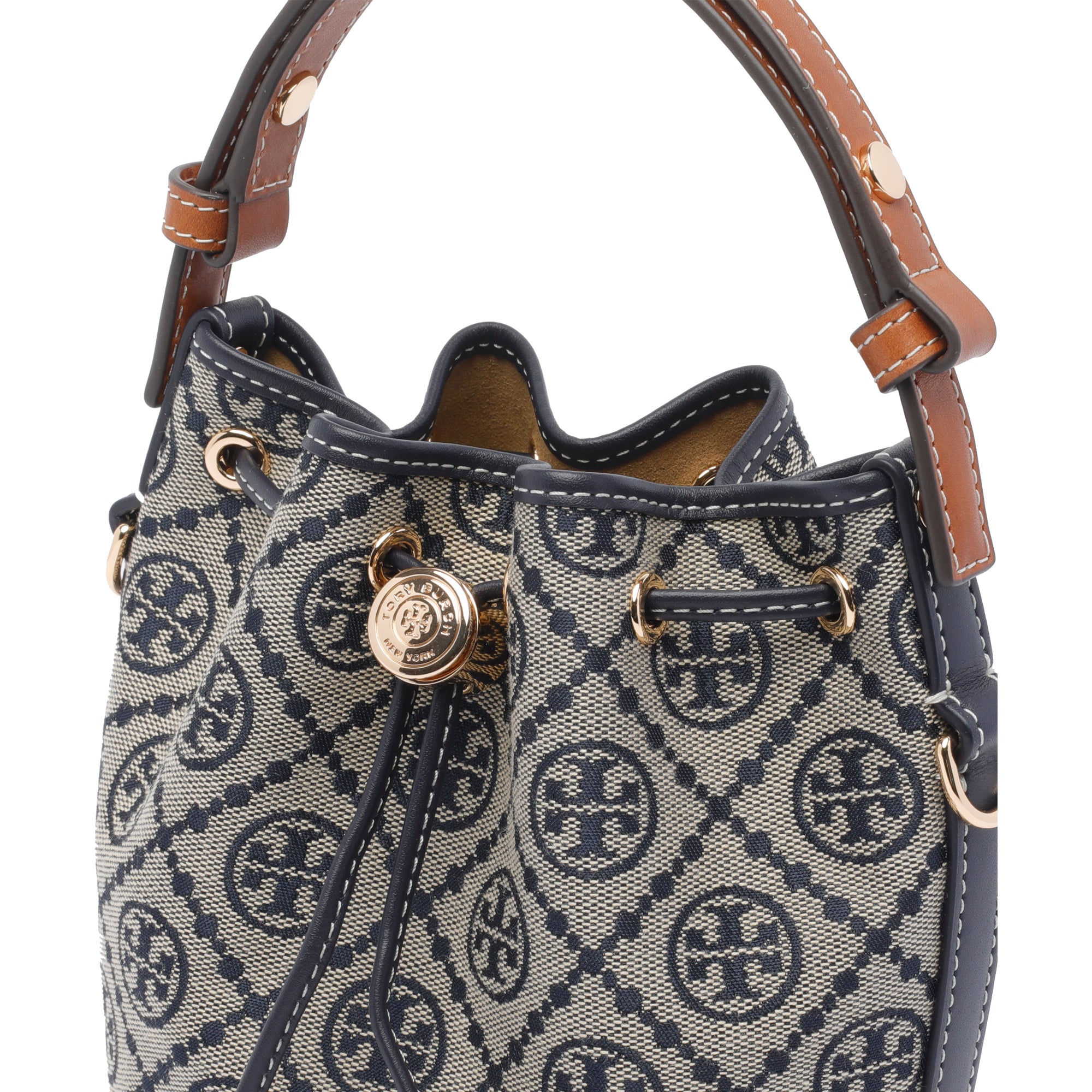 Tory Burch Bags Blue Fabric Leather Trim