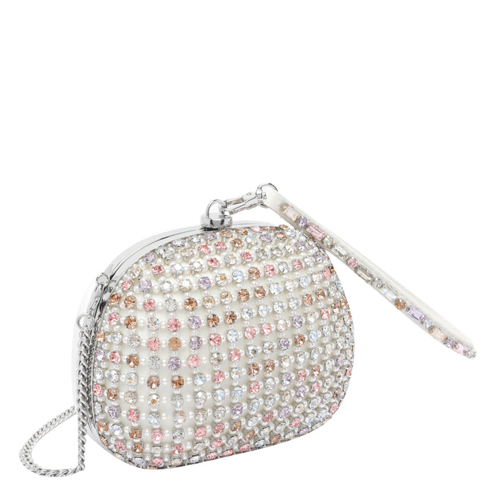 Self Portrait Bags Fabric Crystal Metal