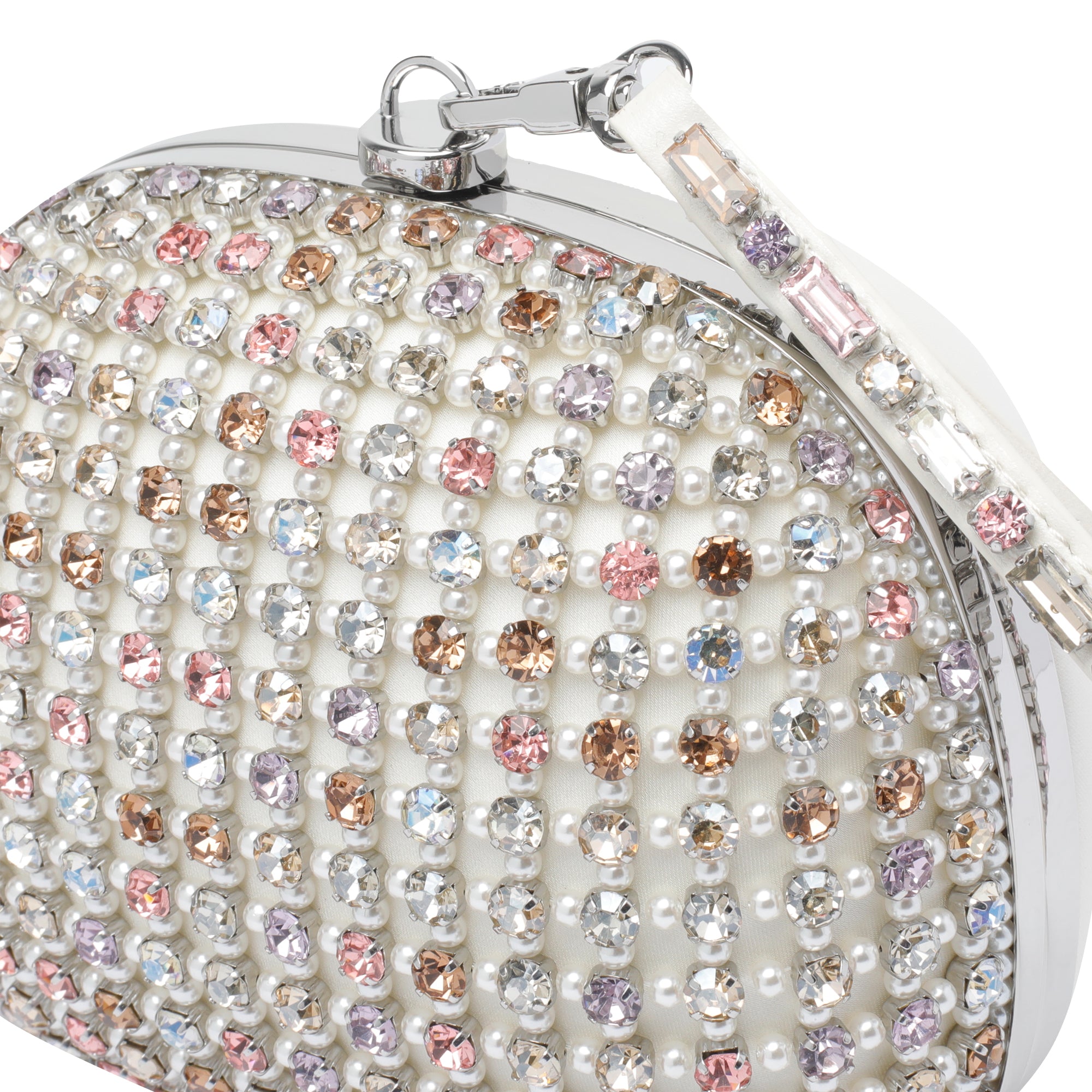 Self Portrait Bags Fabric Crystal Metal