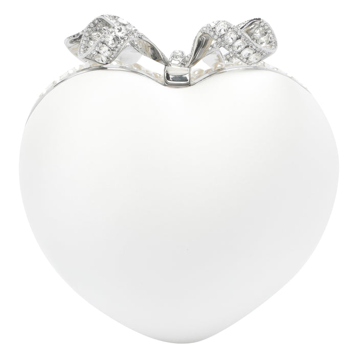 Self Portrait Bags White Fabric Crystal Metal