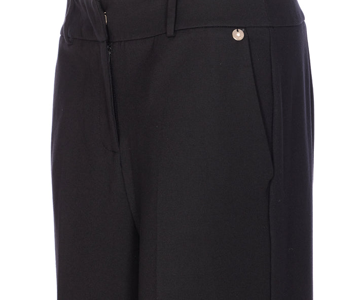 Liu Jo Trousers Black Viscose