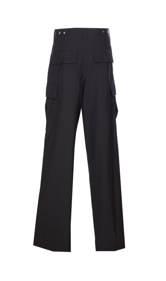 Bottega Veneta Trousers Black Wool