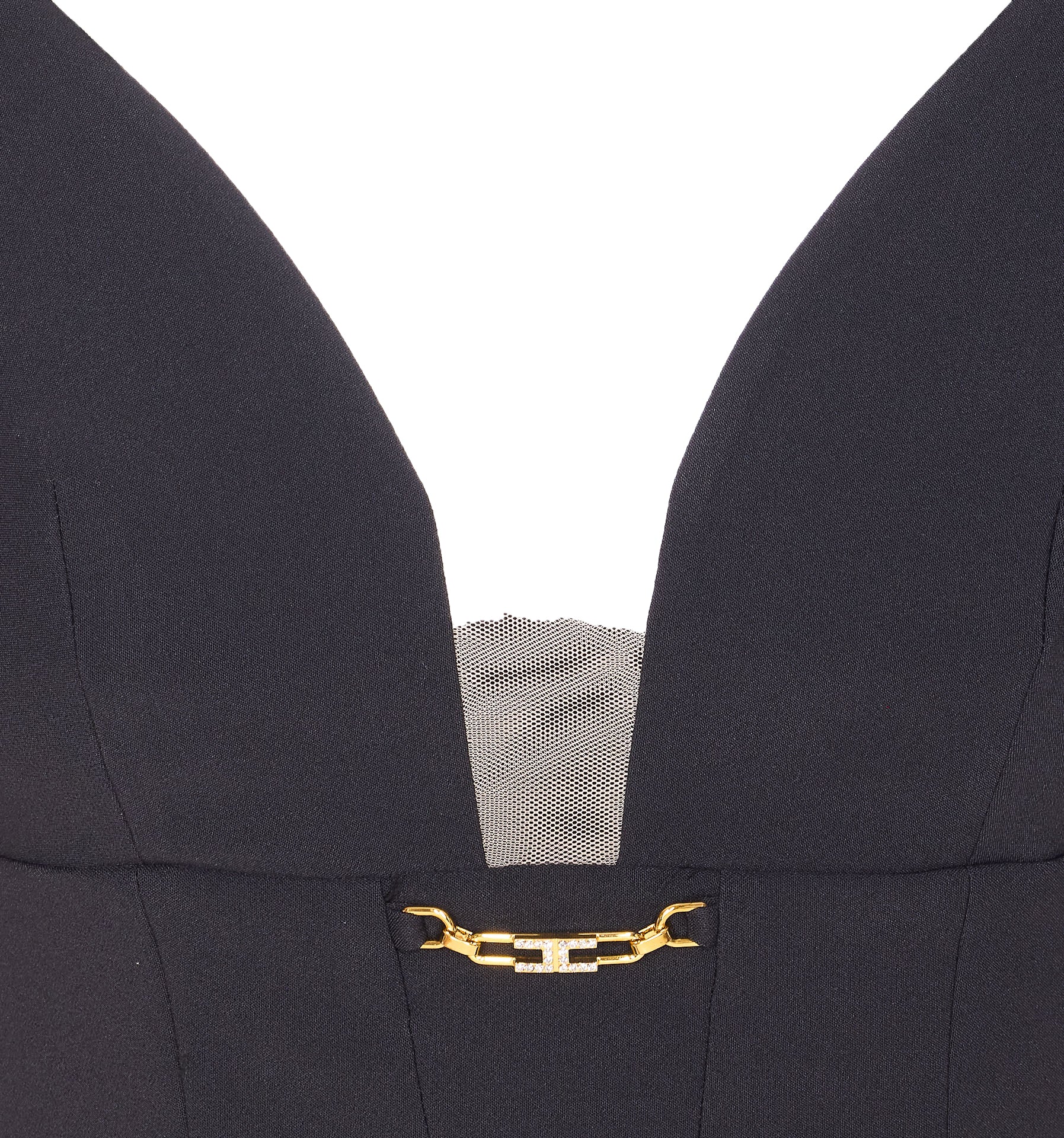 Elisabetta Franchi Top Black Polyester