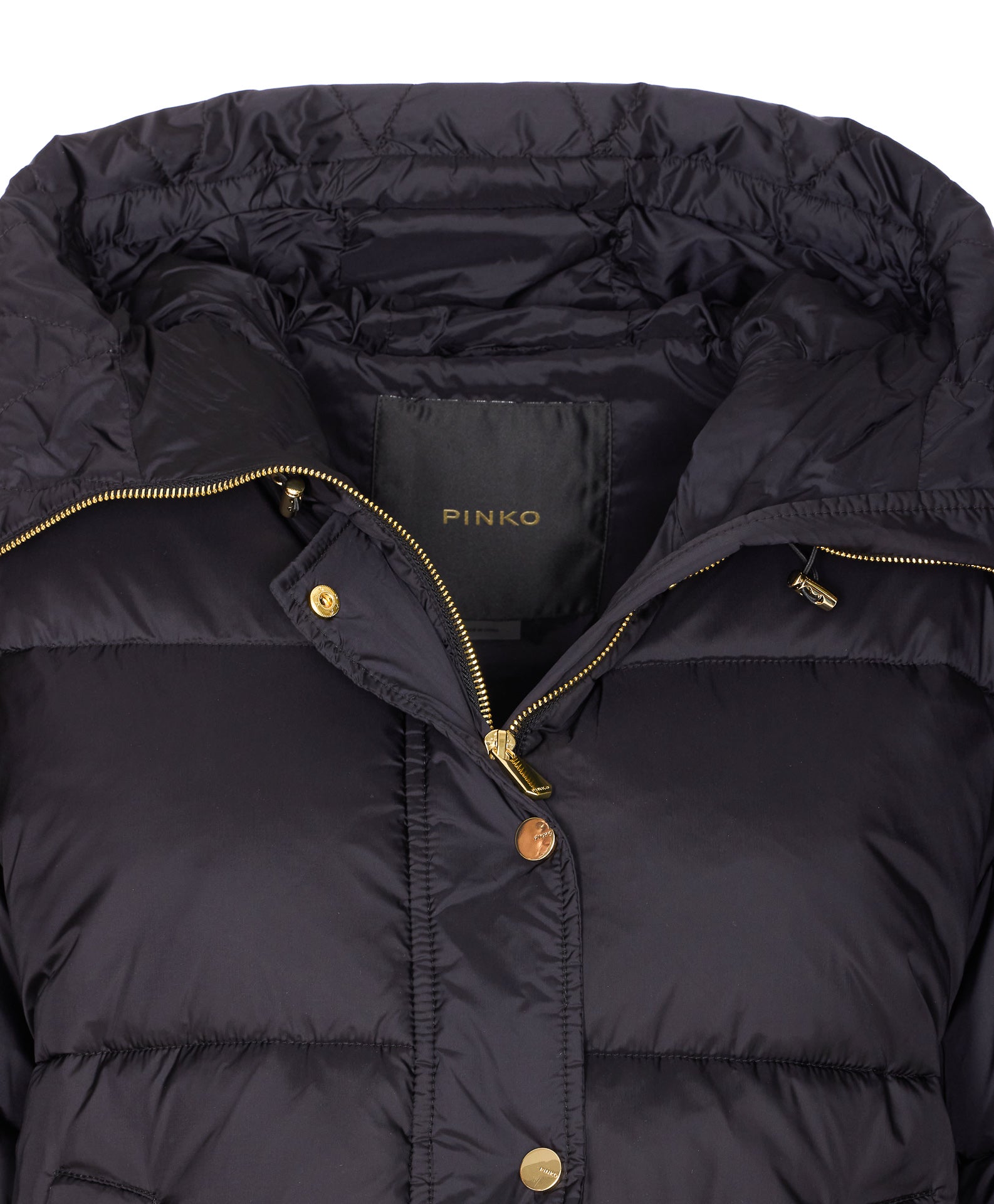Pinko Coats Black Nylon