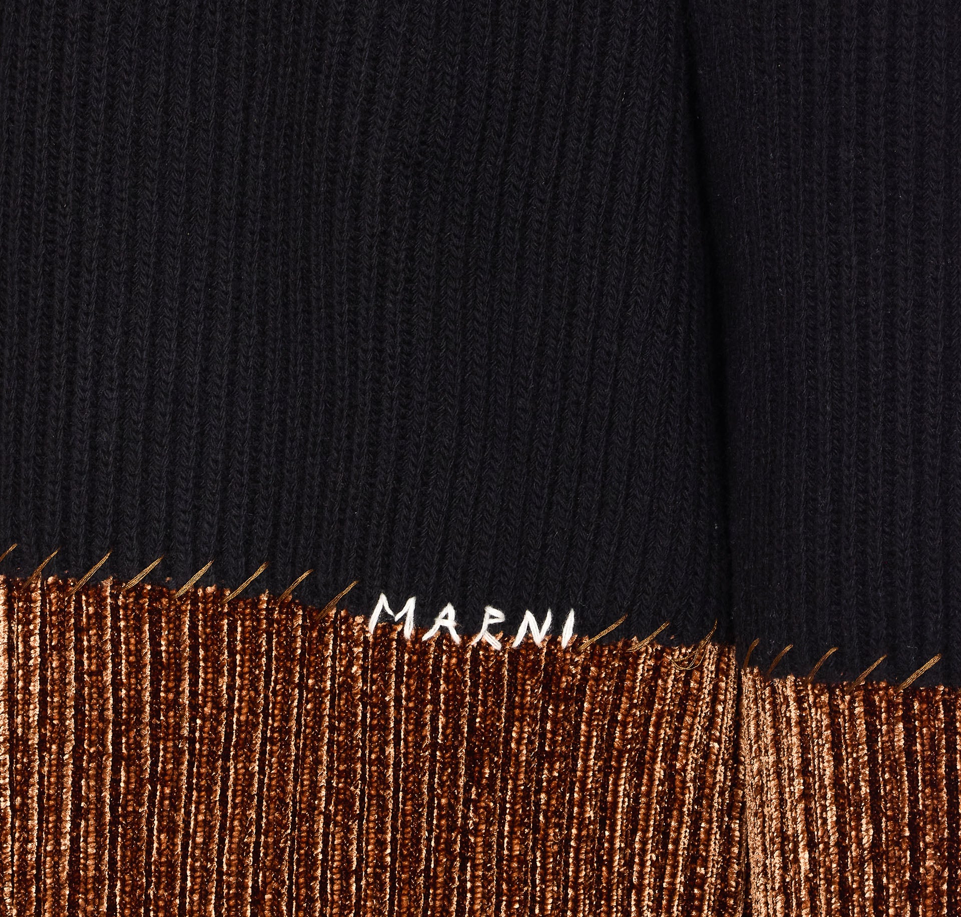 Marni Sweaters Black Virgin Wool