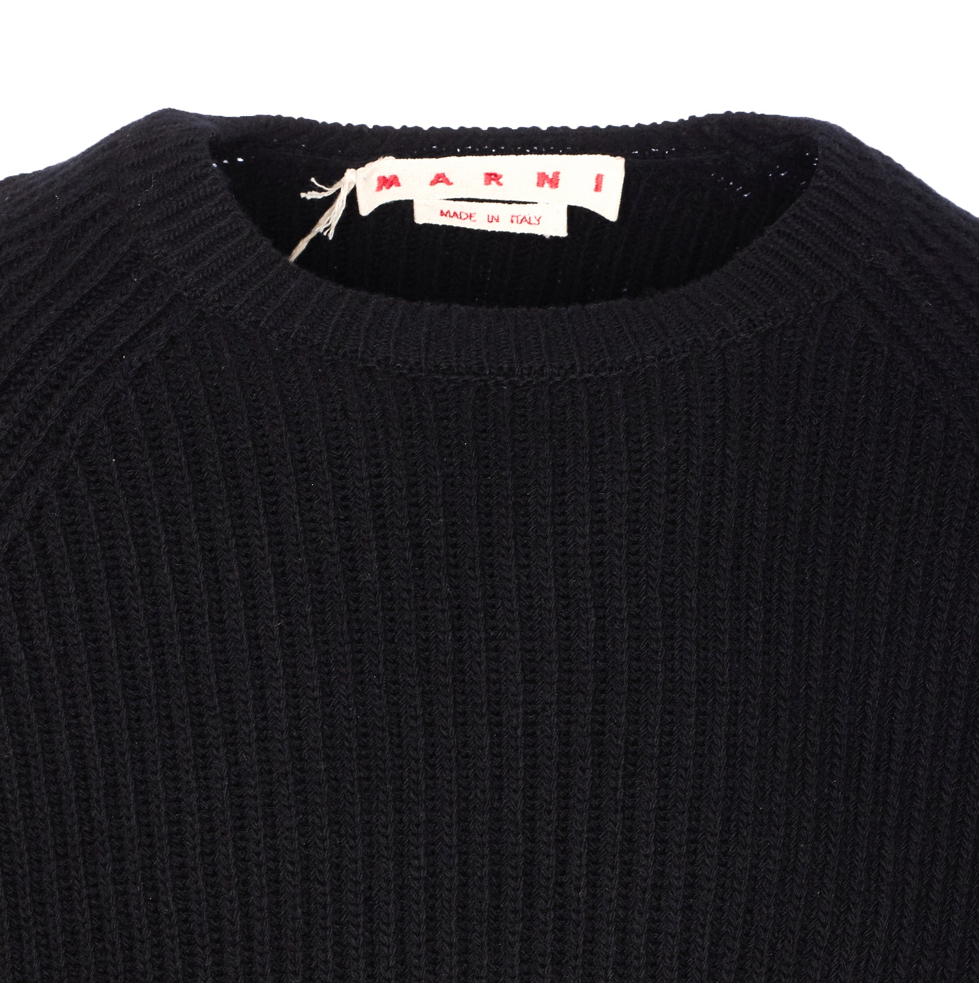 Marni Sweaters Black Virgin Wool