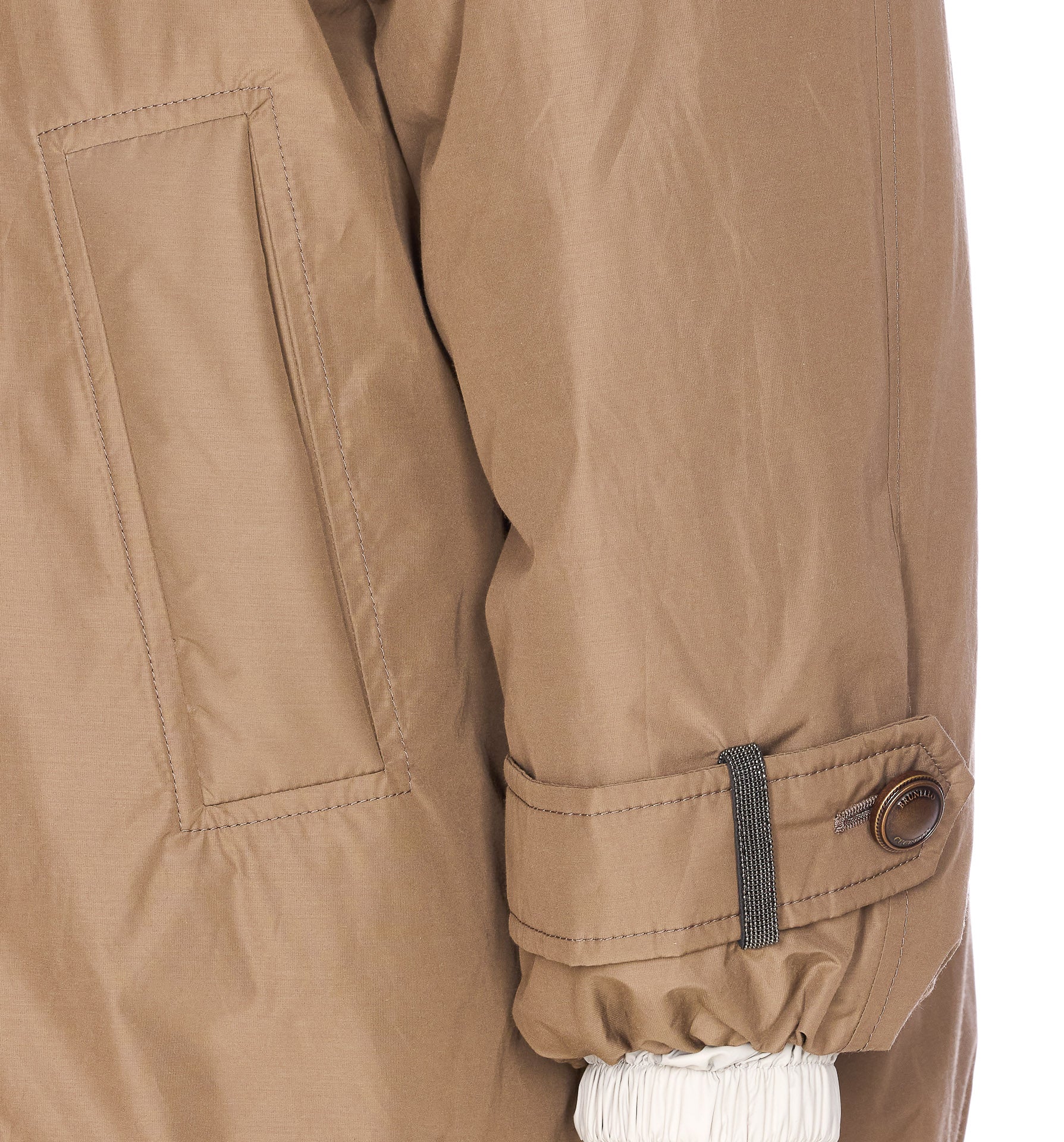 Brunello Cucinelli Coats Beige Polyester