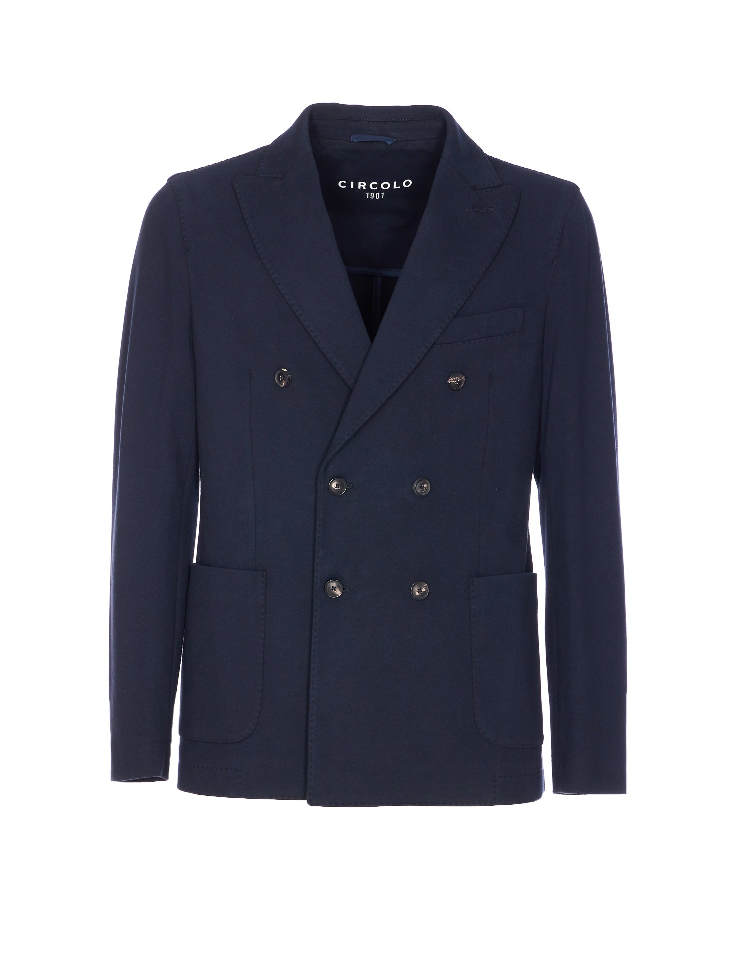Circolo 1901 Jackets Blue Cotton