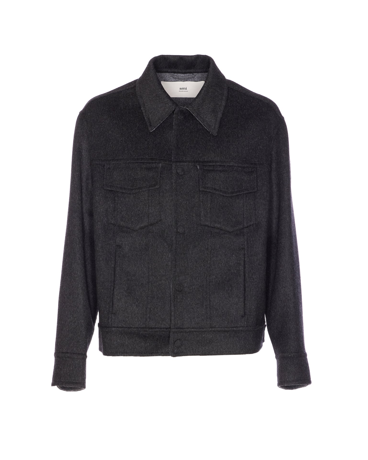 Ami Alexandre Matiussi Jackets Grey Wool